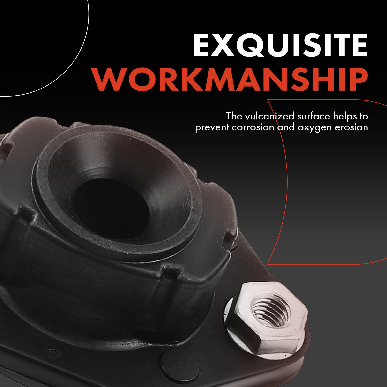 A-Premium Rear Driver or Passenger Side Suspension Strut Mount Compatible with BMW 325i 325xi 328i 328xi 330i 330xi 335d 335i xDrive 335xi 128i 135i X1