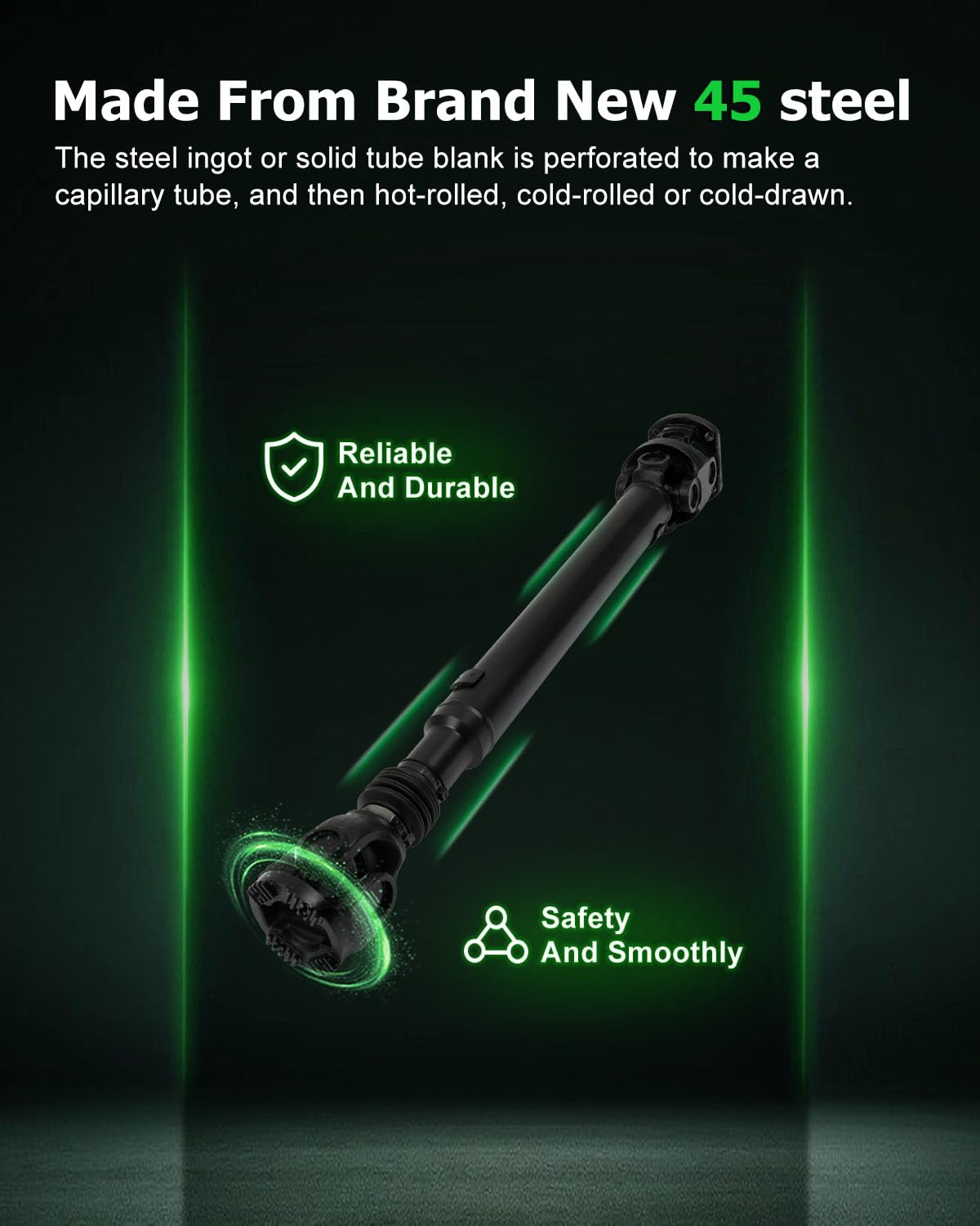 Scitoo 33.875'' Front Drive Shaft Assembly Propeller Shaft Compatible For Dodge Ram 2500 2003-2005,For Dodge Ram 3500 2003-2005