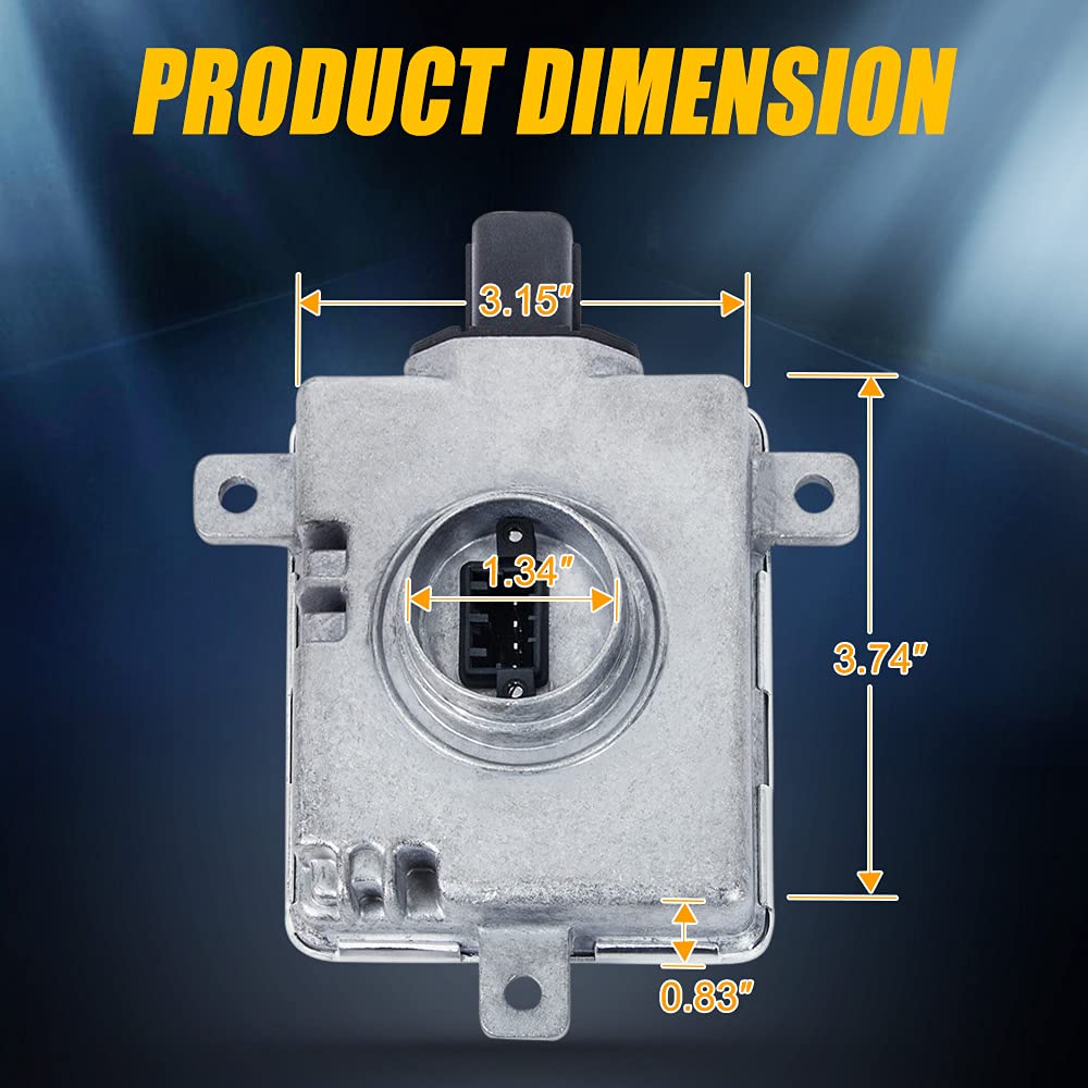 RANSOTO W3T19371 Xenon HID Headlight Ballast Compatible With Acura TL TSX ZDX MDX Honda Accord CR-Z Odyssey Mazda CX-5 CX-9 Mits