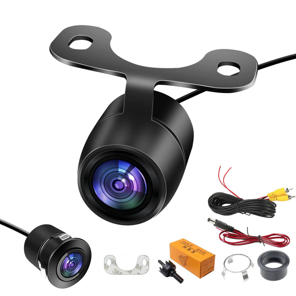 Hd Wide Angle Automatic Cmos Car Rear Front Side View Reverse Backup Camera Rear Monitor Parking Assistance Camera Waterproof Un
