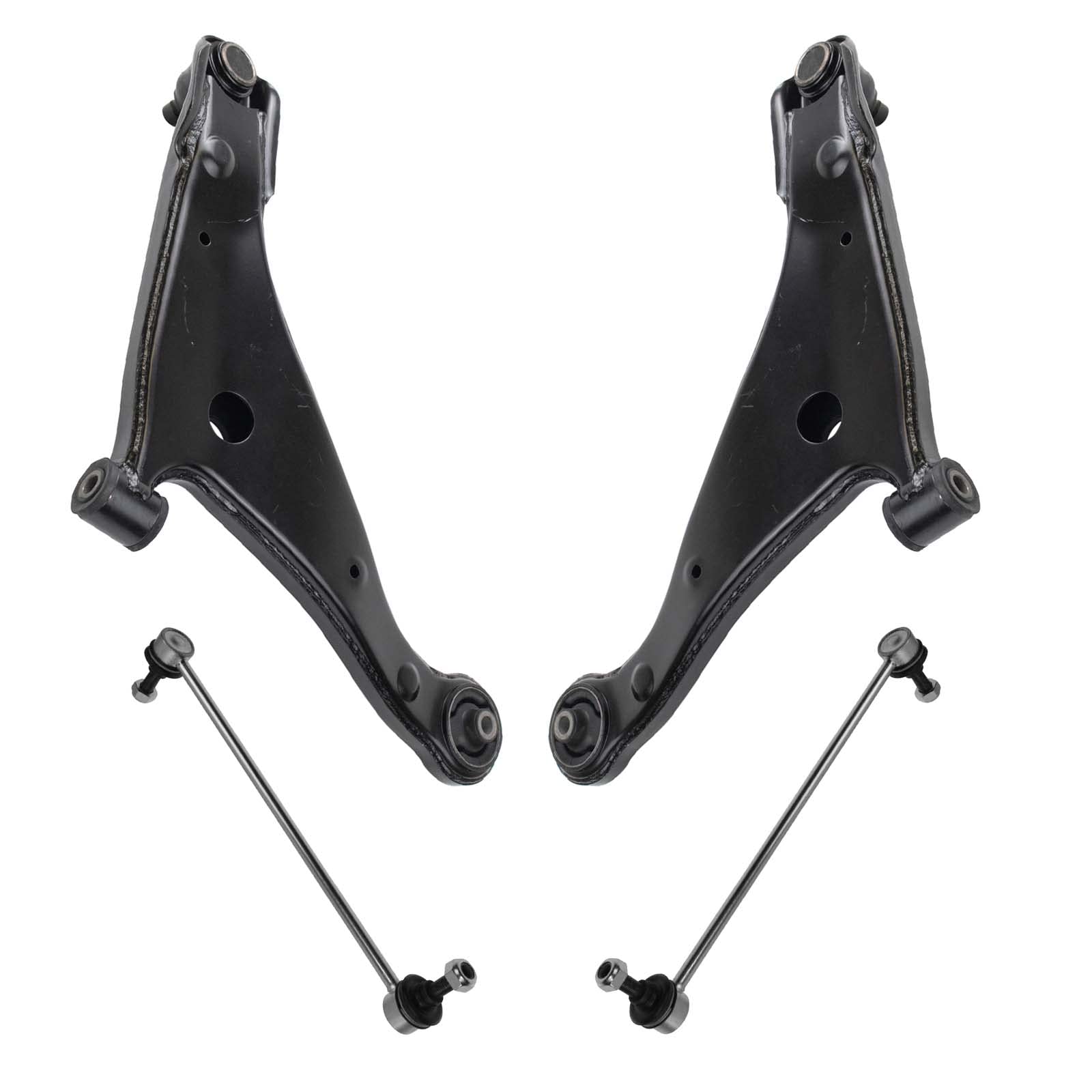 Trq Front Suspension Kit Control Arm With Ball Joint Sway Bar Stabilizer Link Compatible With 2004-2011 Mitsubishi Endeavor