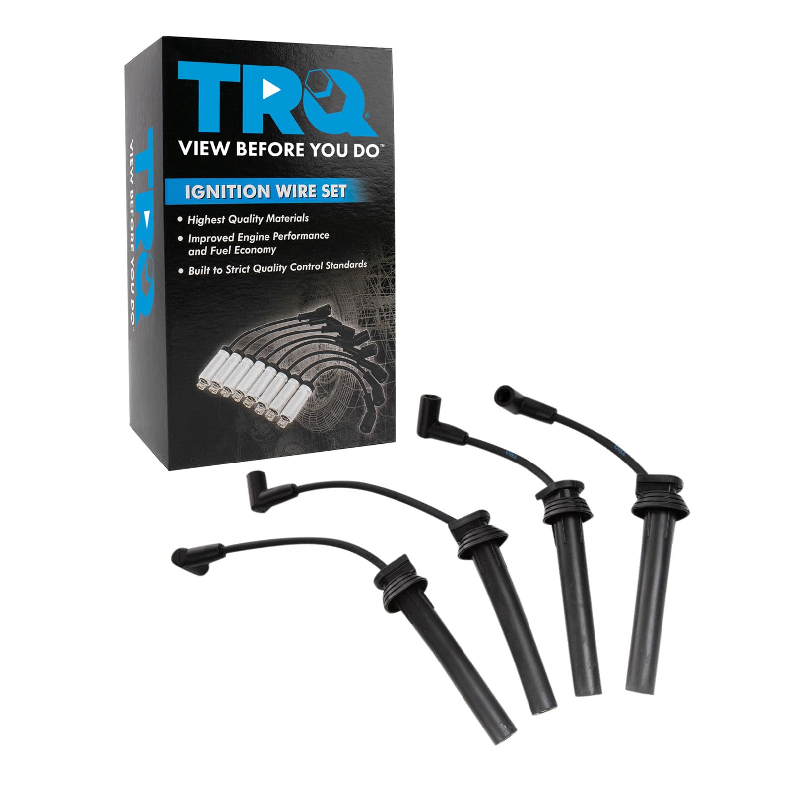 Trq Spark Plug Wire Set Compatible With 2001-2004 Dodge Neon