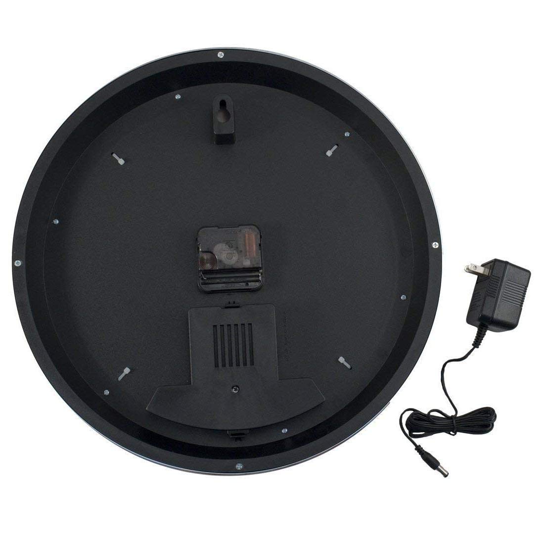 Ford Olp Shelby Cobra Mustang Blue Neon Clock 15 Inch Diameter With Chrome Finish Rim - 8Shlby