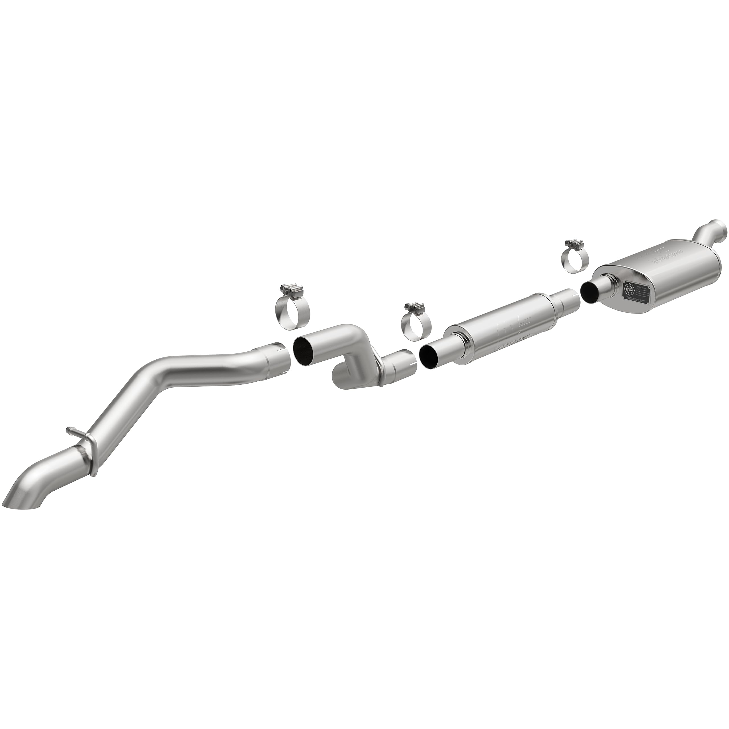 Magnaflow Performance Exhaust System 19592: Cat-Back, Overland Series, For 2018-2023 Jeep Wrangler, Single Straight Driver Side Rear Exit Style