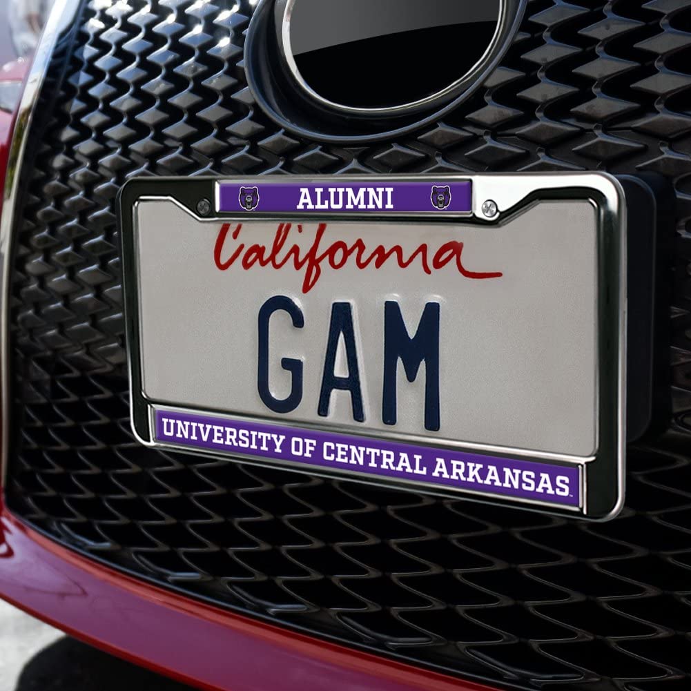 Central Arkansas Alumni Logo Full Size Standard License Plate Metal Frame