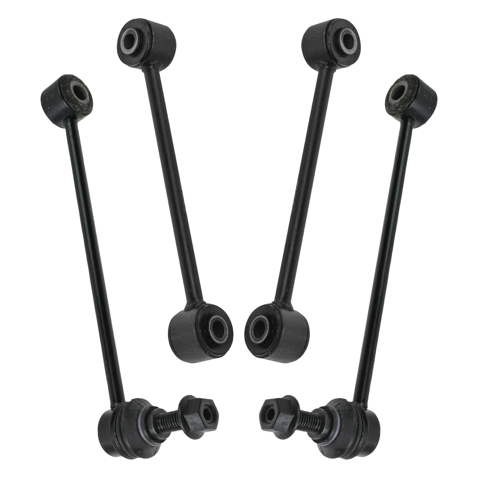 Trq Front & Rear Sway Bar Stabilizer Link Set Compatible With 2006-2010 Jeep Commander 2005-2010 Grand Cherokee