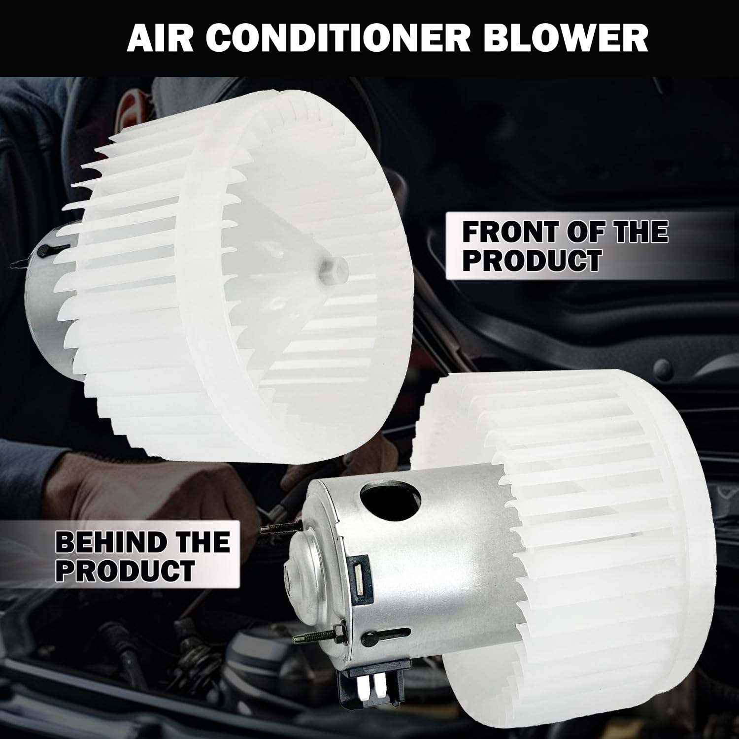 Aspligo 700184 Ac Heater Blower Motor Fan Assembly Fit For Chevrolet Malibu 2008-2012, For Pontiac G6 2005-2010,For Saturn Aura