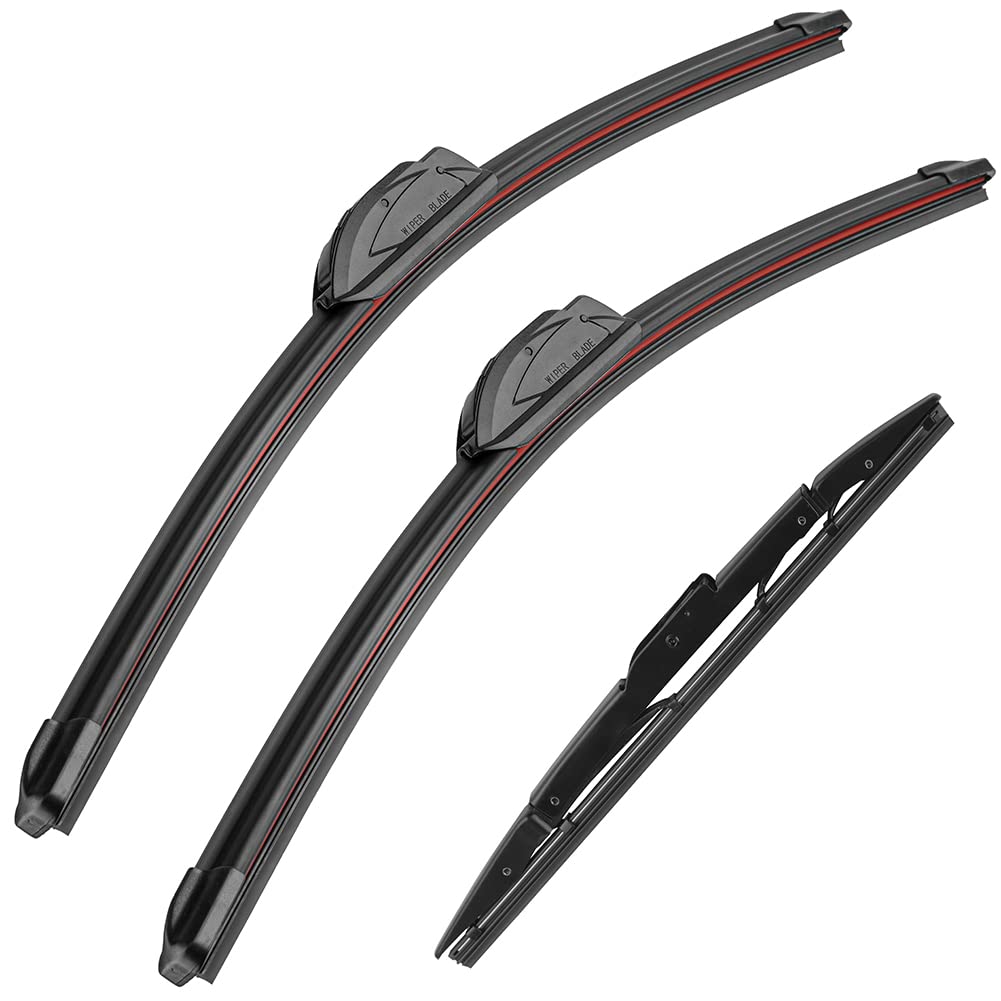 26 16 13 Windshield Wiper Blades Replacement For Honda Cr-V Crv 2012 2013 2014 2015 2016 Premium All Weather Blade (3 Of Set)