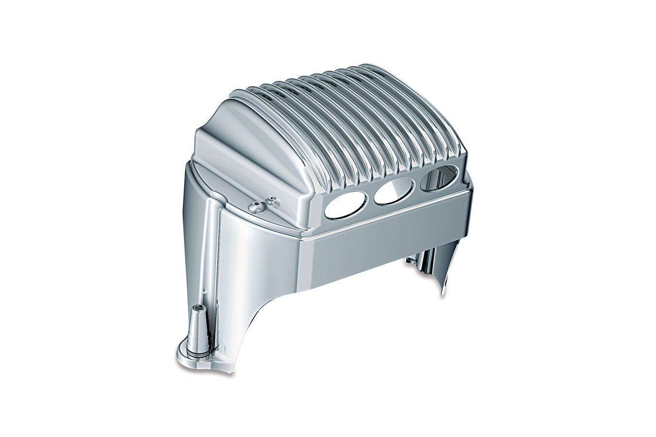 Kuryakyn 1547 Motorcycle Accent Accessory: Regulator Cover for 1997-2011 Harley-Davidson Touring Motorcycles, Chrome