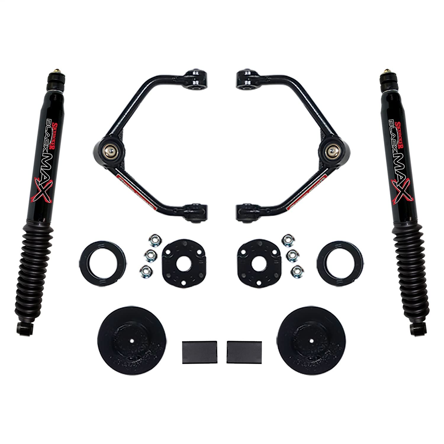 Skyjacker R1930Pb Suspension Lift Kit; 3 In. Lift; Black Max Shocks;