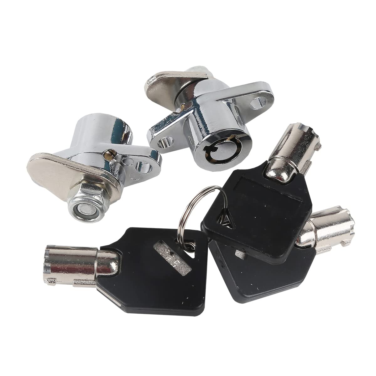 XFMT Motorcycles Black Hard Saddlebags Saddle Bags Lock with Key Compatible with Harley Davidson Road Glide King 1993-2013