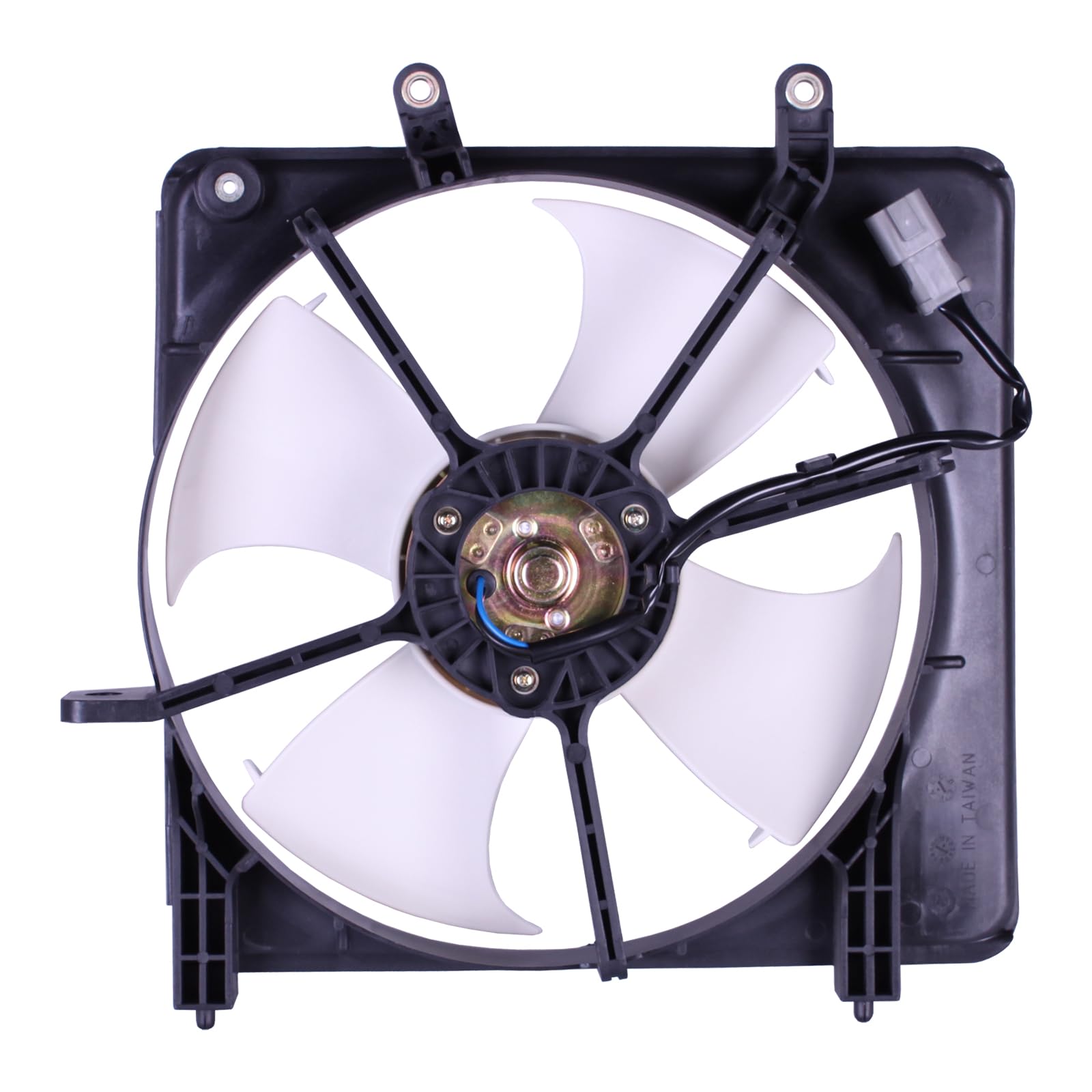 TYG Upgraded Cooling Fan Assembly for 2007-2008 Honda FIT 1.5L | Racing-Level OE Replacement Engine Radiator for 38611-RCA-A01 |