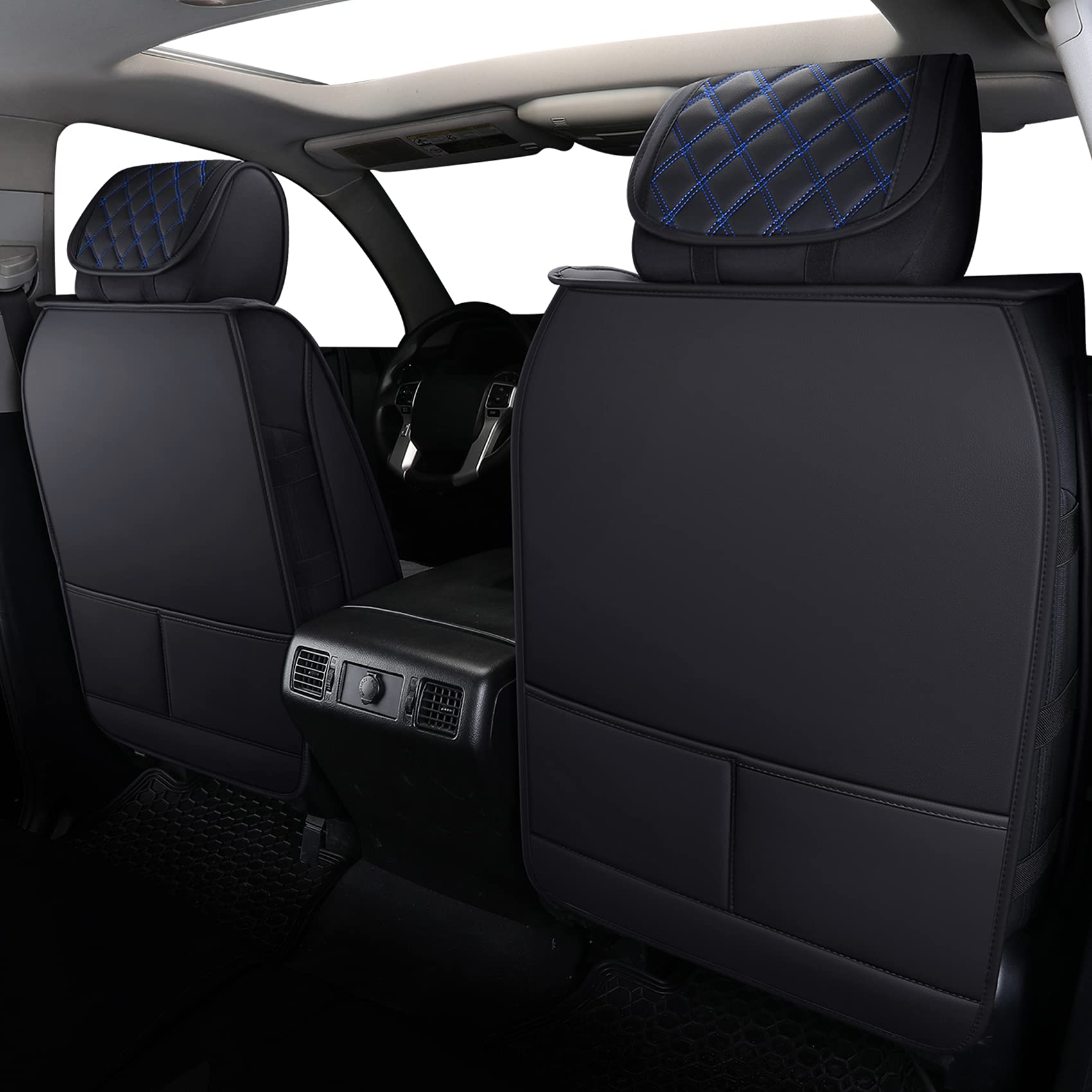 Yiertai Truck Seat Covers Compatible With 2008-2025 Toyota Tundra Crewmax Double Cab Platinum Sr Sr5 Pro Trd Limited 1794 Editio