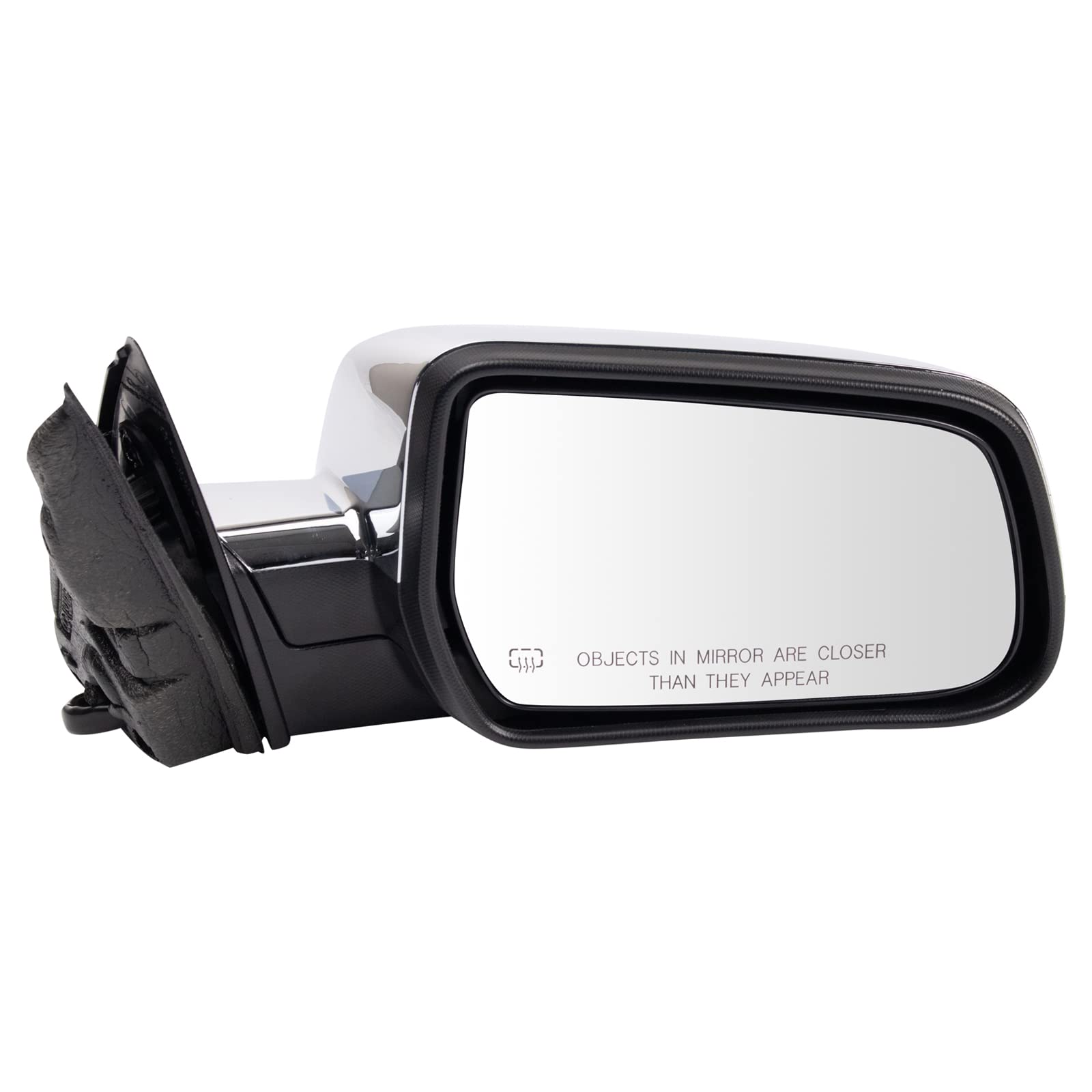 Trq Right Heated Passenger Side Mirror, Compatible With 2015-17 Gmc Terrain, Oe Replacement, Direct Fit, Mir01332