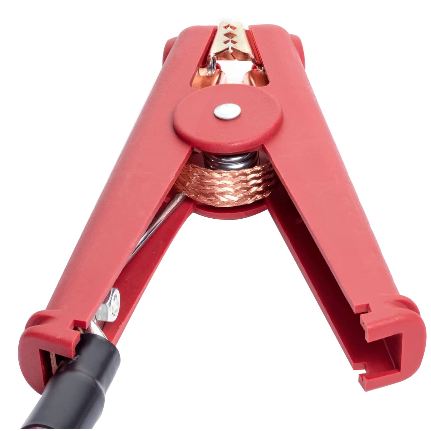 Spartan Power Replacement Jumper Cable Heavy Duty Car Battery Clamps - Clamp Ends Replacements For Jump Starter Cables - Single