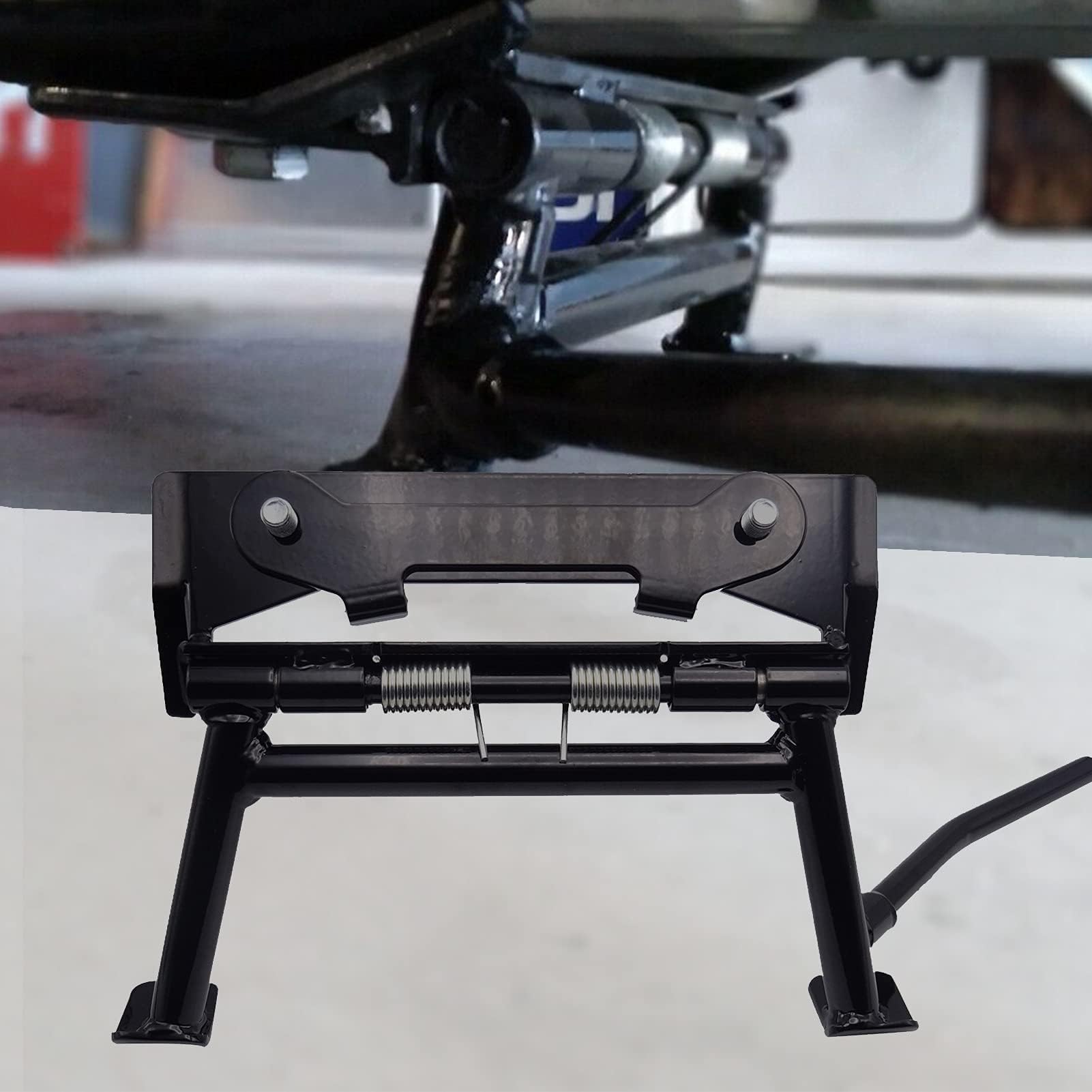 Dasen Heavey Duty Steel Center Stand Compatible with Harley Touring Road King Electra Road Street Glide FLH FLHX FLHR FLTR Model