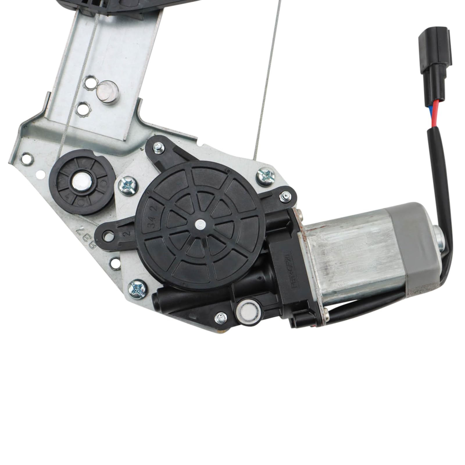 Trq Front Right Power Window Regulator & Motor Assembly Passenger Side Compatible With 2007-2011 Honda Cr-V Ho1351150