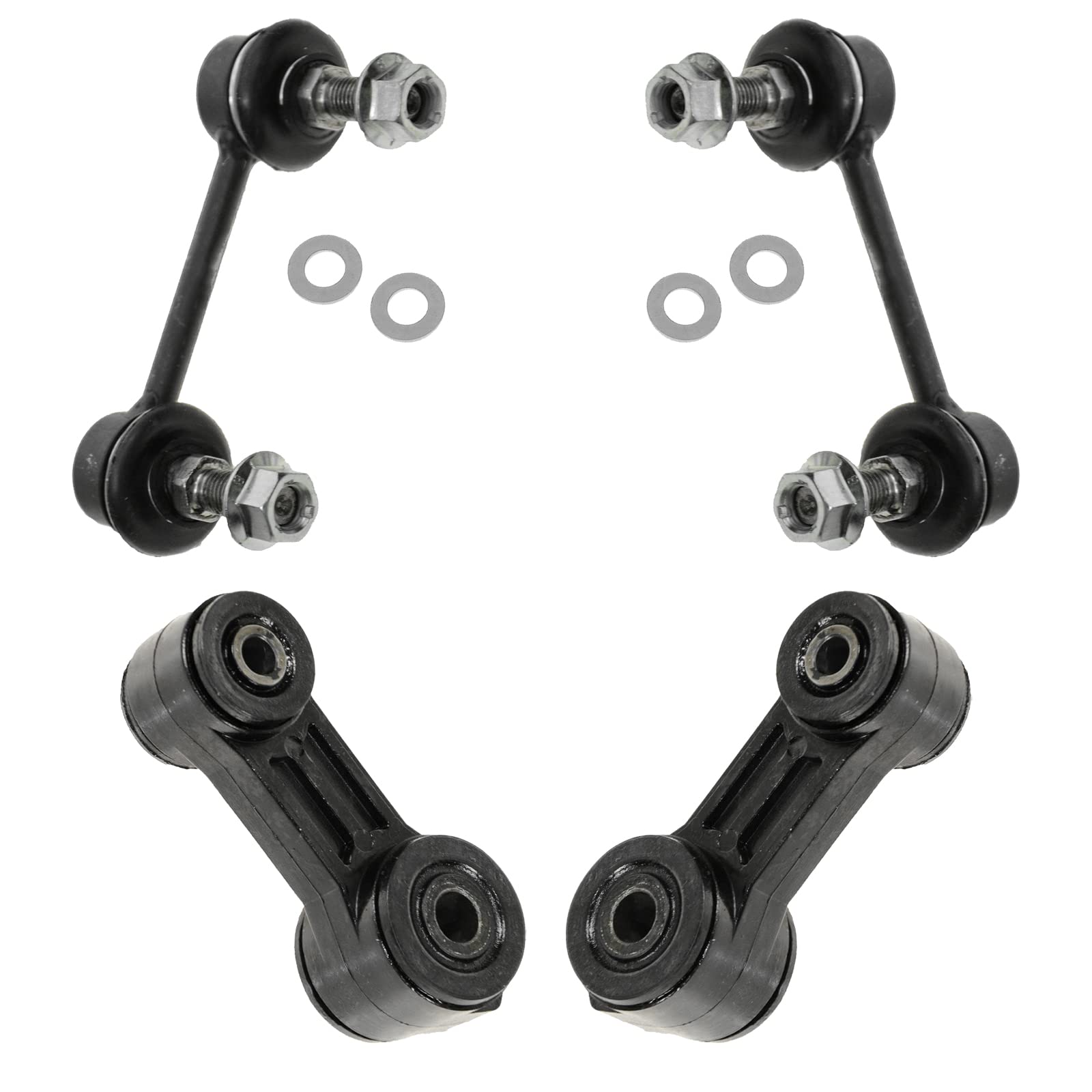 Trq Front & Rear Sway Bar Stabilizer Link Set Compatible With 2003-2006 Subaru Baja