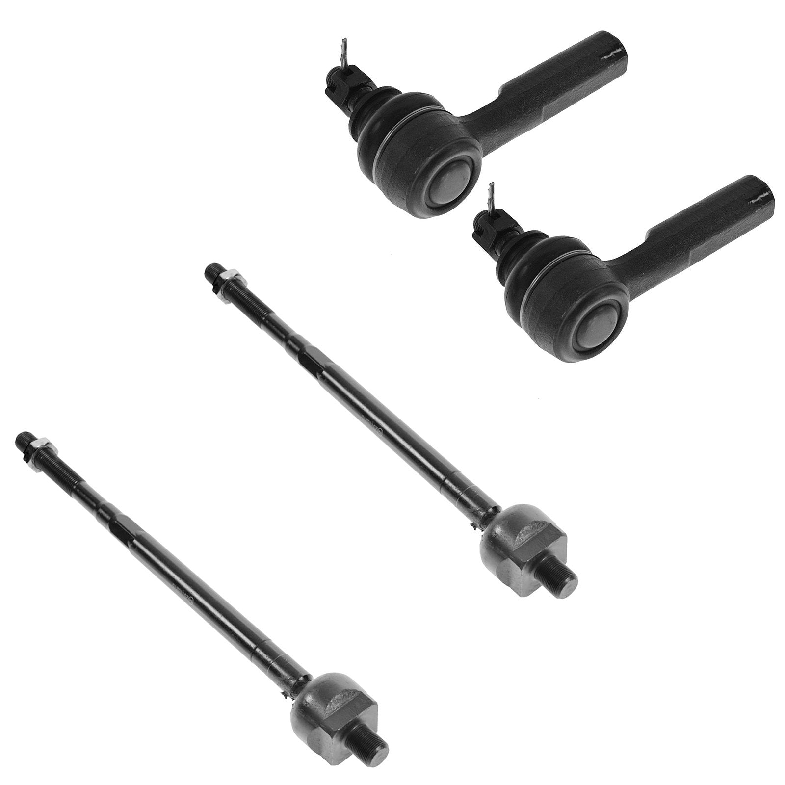 Trq Front Tie Rod Set Compatible With 2000-2001 Infiniti I30 2002-2004 I35 2000-2002 Nissan Maxima