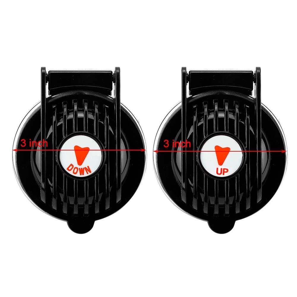 Aramox Foot Switch, 1 Pair Marine Universal Foot Switch Up And Down Boat Ship Anchor Winch Switches Dc 12 V/24 V