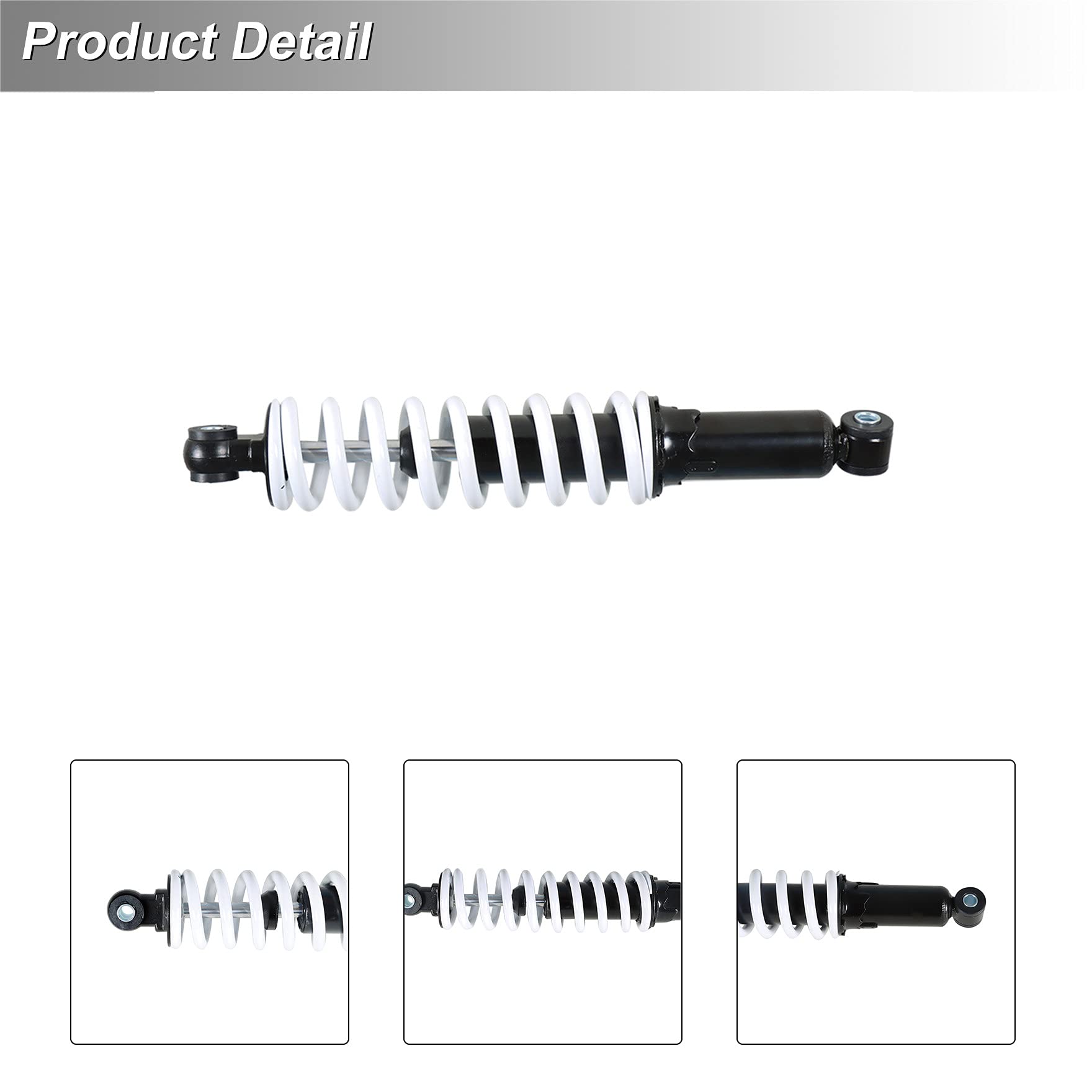 Waltyotur 360Mm 14 Rear Shock Absorber White Replacement For Atv Quad Buggy Pit Dirt Bike 110Cc 125Cc 150Cc