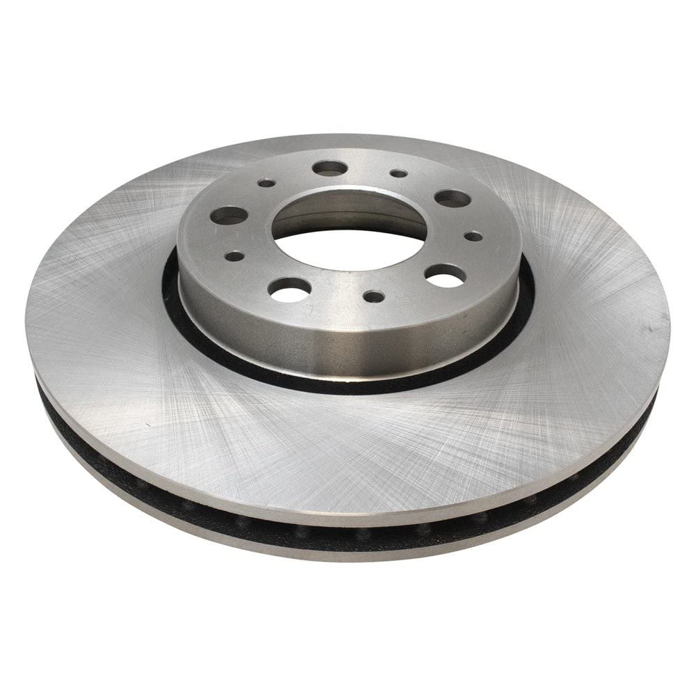 Trq Front Brake Rotors Set Vented Compatible With 2001-2009 Volvo S60 1999-2006 S80 2001-2007 V70 2003-2007 Xc70