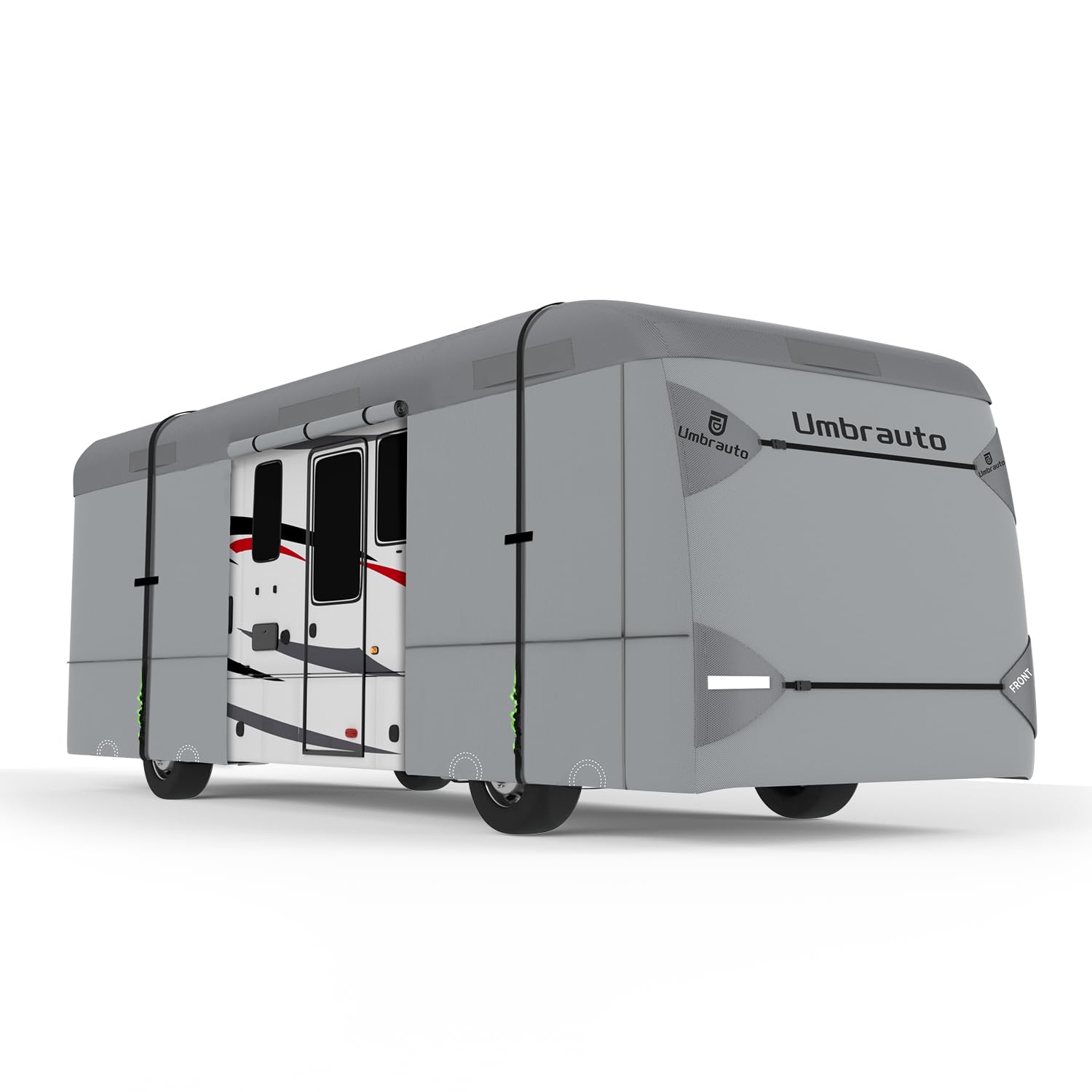 Umbrauto Class A Rv Cover Fits 37-40Ft Motorhome Upgraded Heavy Duty 7 Layers Top Windproof Breathable Class A Motorhome Camper 