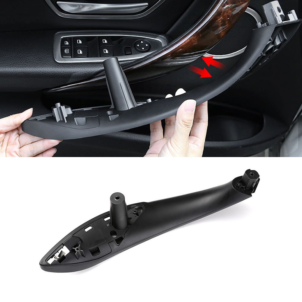 For Bmw 3 Series 4 Series Door Handles,Jaronx Inner Door Support Trim Pull Strap Cover Driver Side Left Front Door Armrest Brack