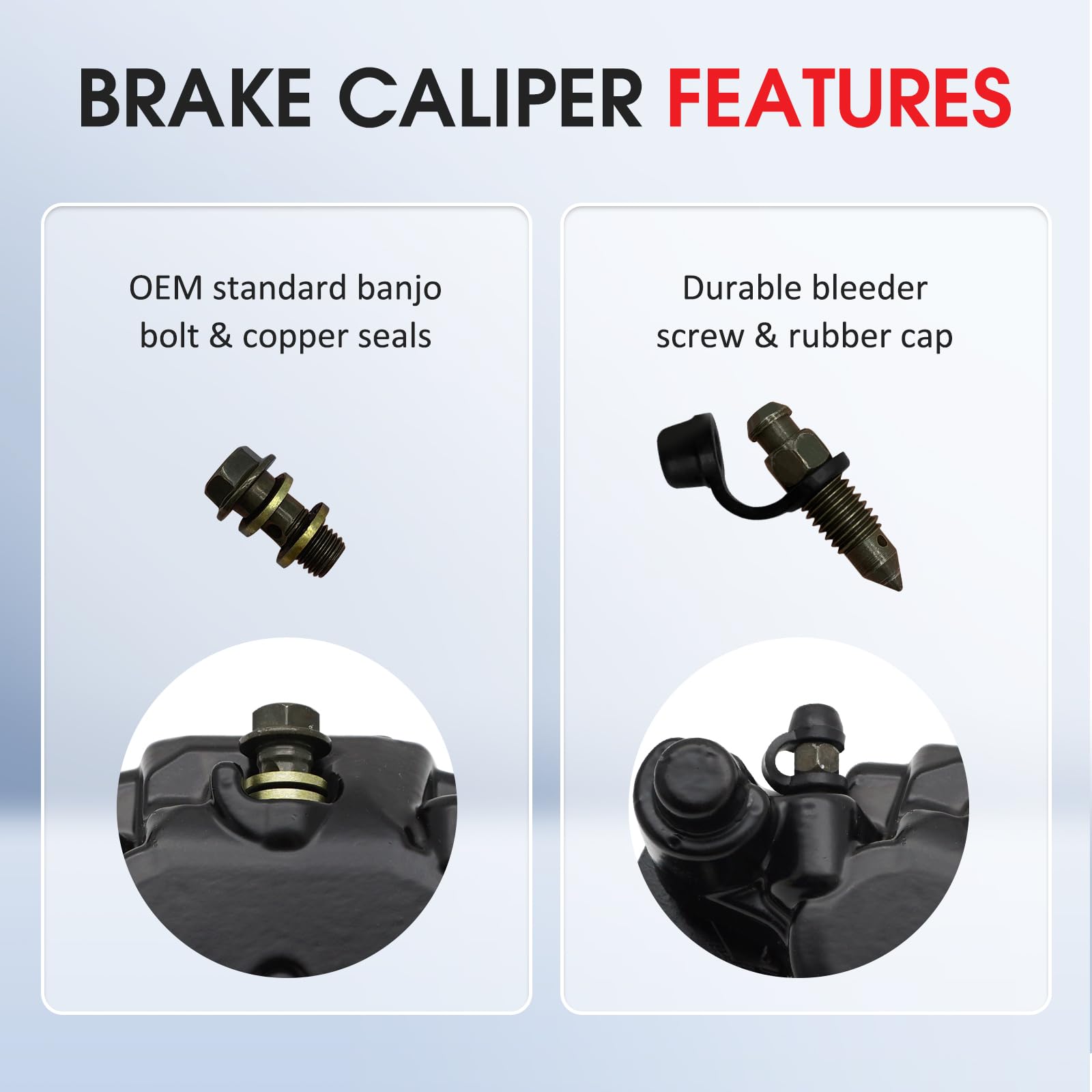 M Mati Rear Right Brake Caliper 705600859 For Can-Am Outlander 450 500 570 650 800 850 1000 Renegade 500 570 650 800 850 1000