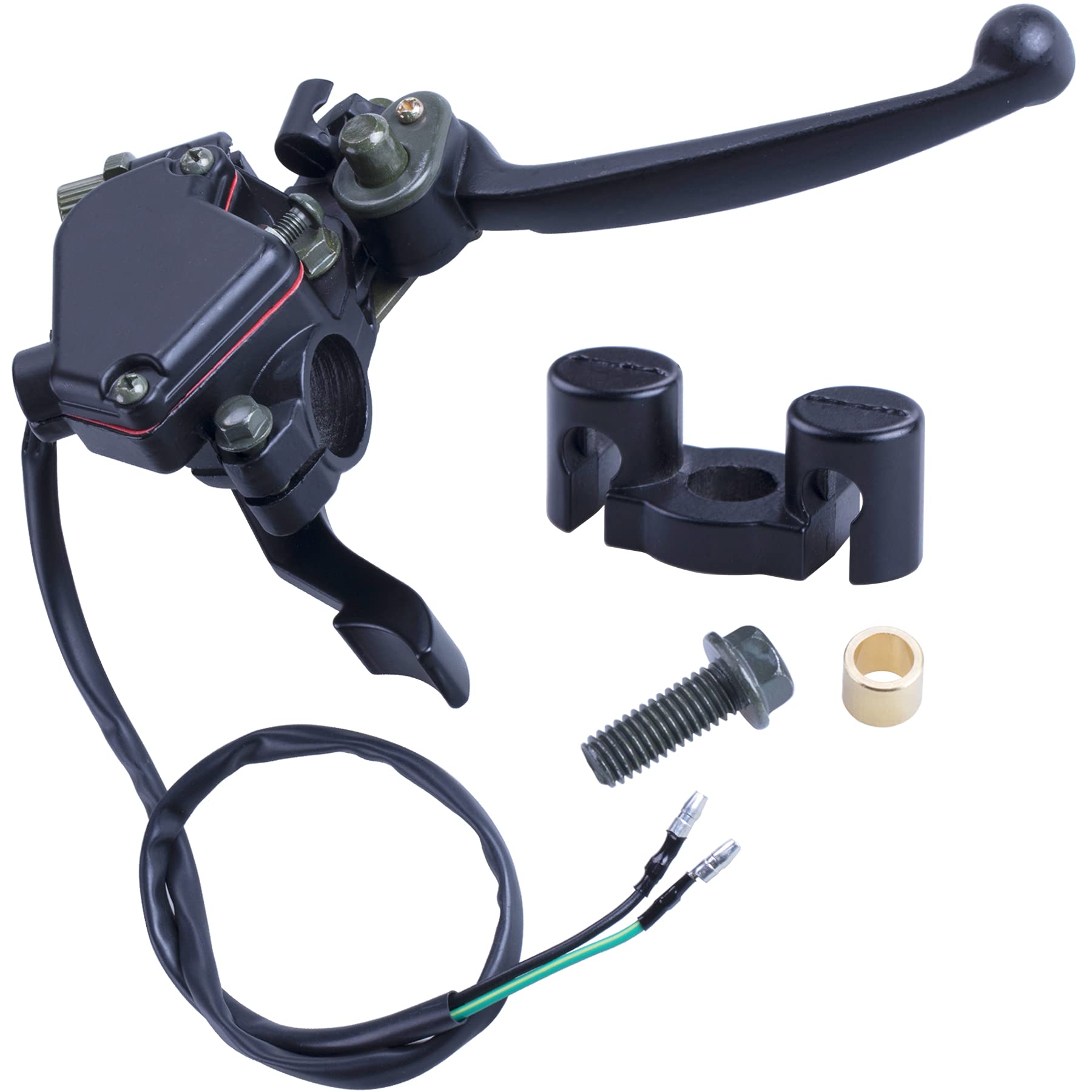 Mrelc 7/8'' Thumb Throttle With Dual Brake Lever Assy Compatible With 50Cc 90Cc 150Cc 250Cc Atv Quad Roketa Taotao Sunl Kazuma