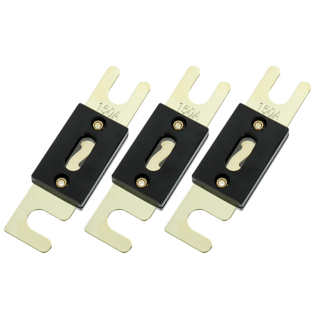 Bojack 150 Amp 32 Vdc Anl Blade Fuse For Car Audio And Video System (Pack Of 3)