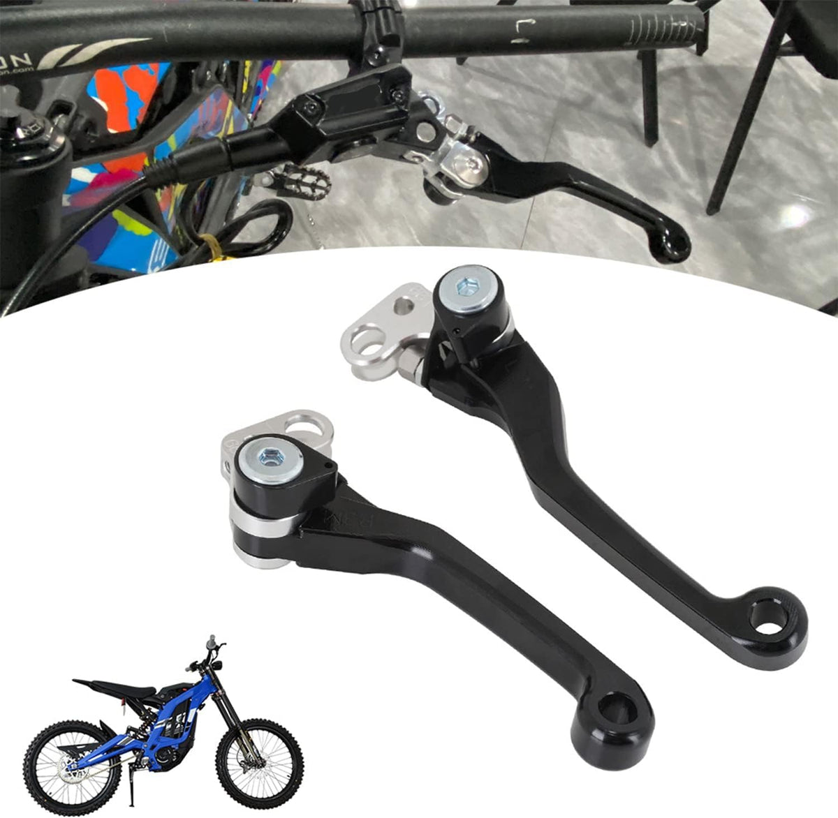 Jfg Racing Brake Levers For Surron Light Bee,Foldable Adjustable Clutch Lever Handle Levers Replacement For Electric Dirt Bike S