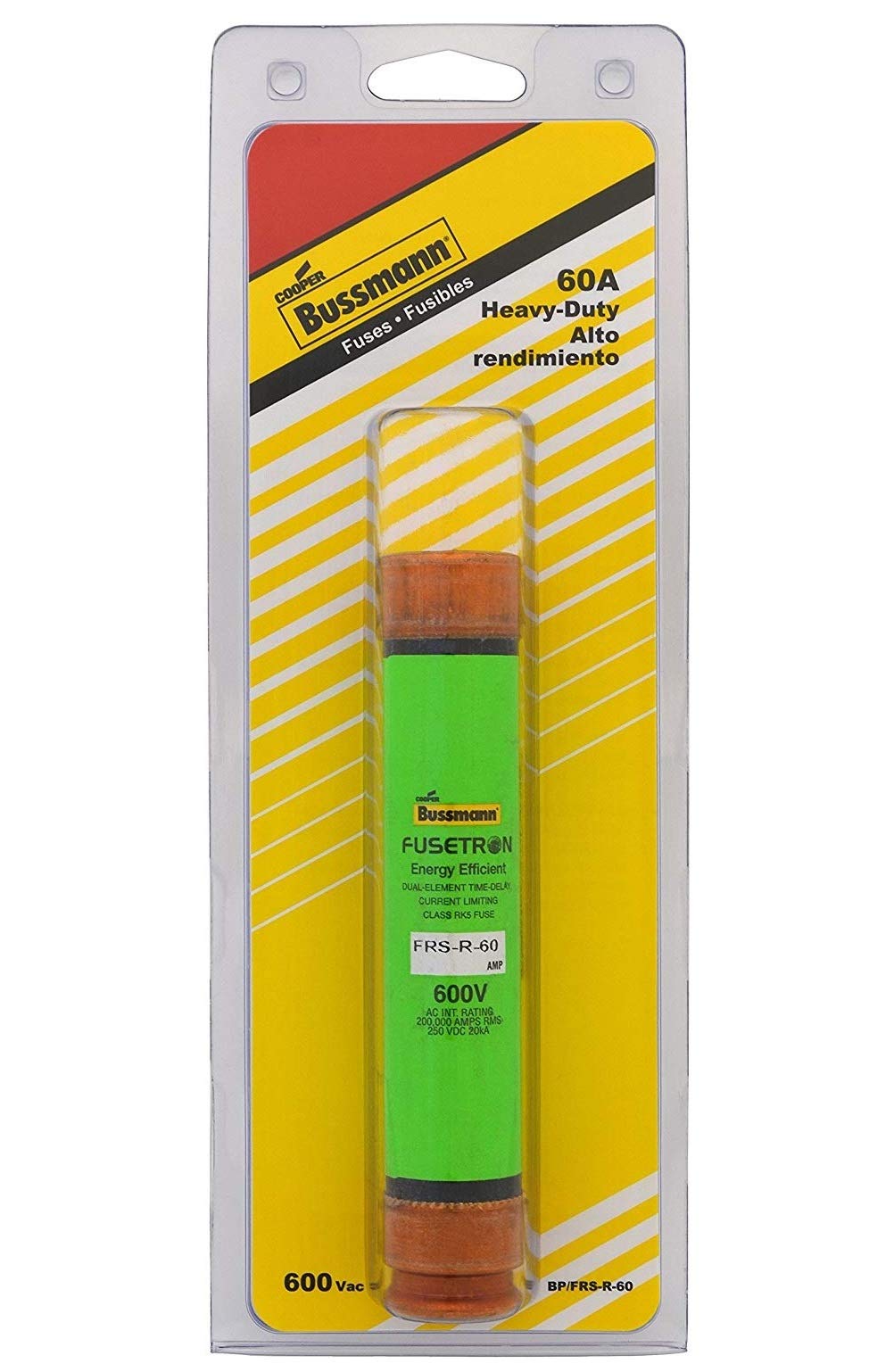 COOPER BUSSMANN BP/FRS-R-60 60A FRS-R Cartridge Fuse