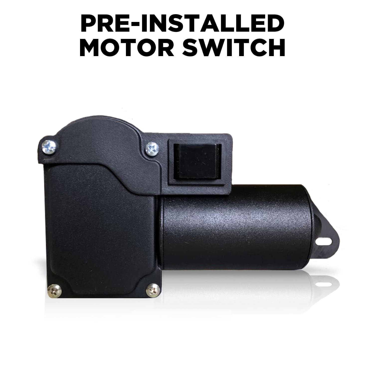 Wexco Wiper Motor, 4R2.12-19S2.R110D, Two And A Half Inch (2.5'') Shaft, 12V With Two-Speed Switch Installed