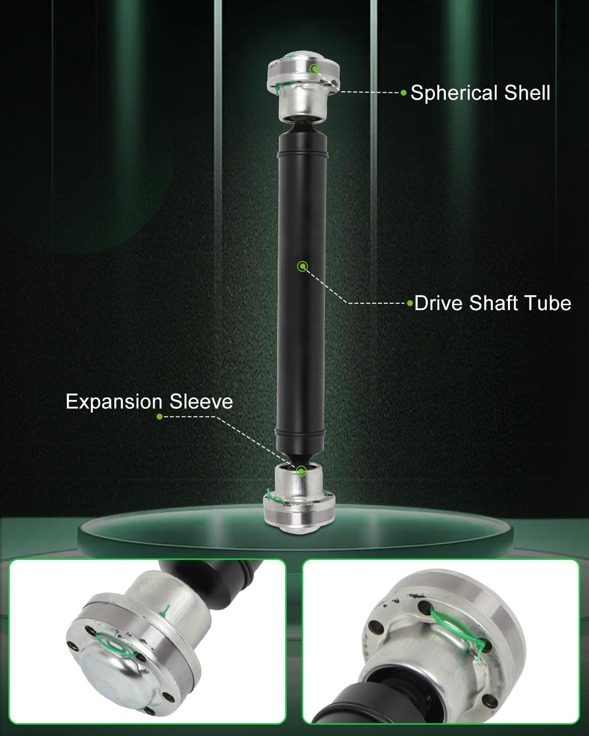 Scitoo?23.75''?Steel Front Driveshaft Assembly Drive Shaft Prop Shaft Compatible For Dodge For Durango 2011-2021,For Jeep Grand