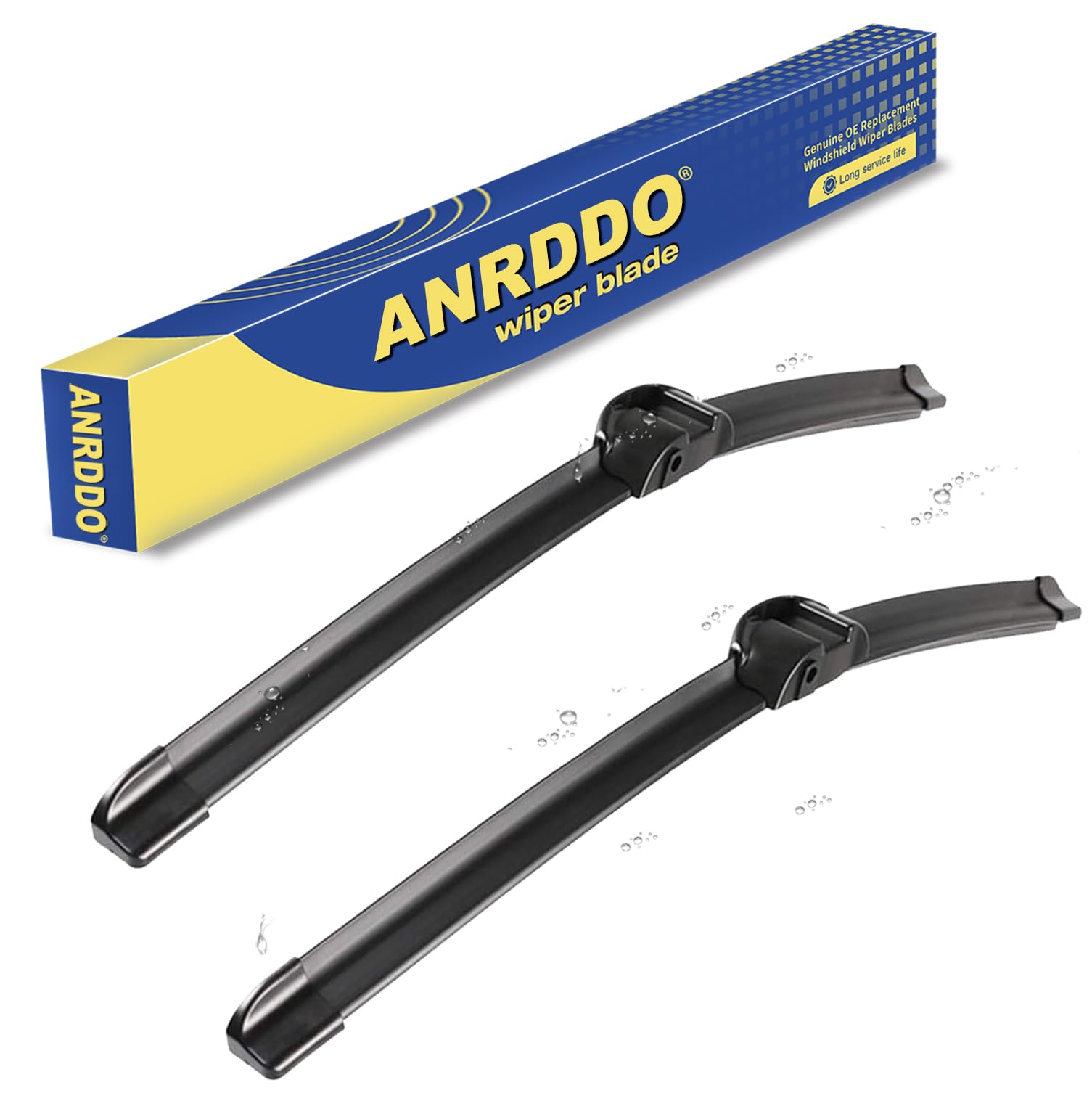 Anrddo Wipers Factory Replacement For Mercedes-Benz S Cl Class 2007-2014 W221 W216 C216 Original Equipment Replacement Windshiel