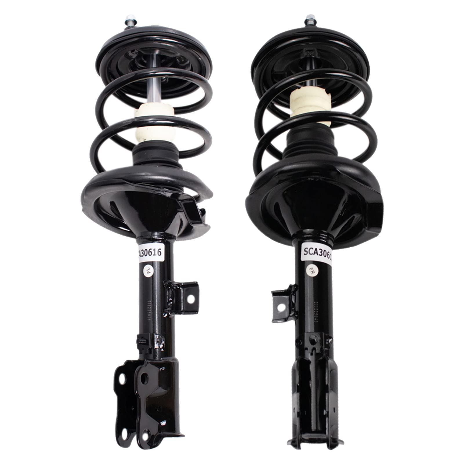 Trq Front Strut & Coil Spring Assembly Set Driver & Passenger Sides Compatible With 11-19 Mitsubishi Outlander Sport