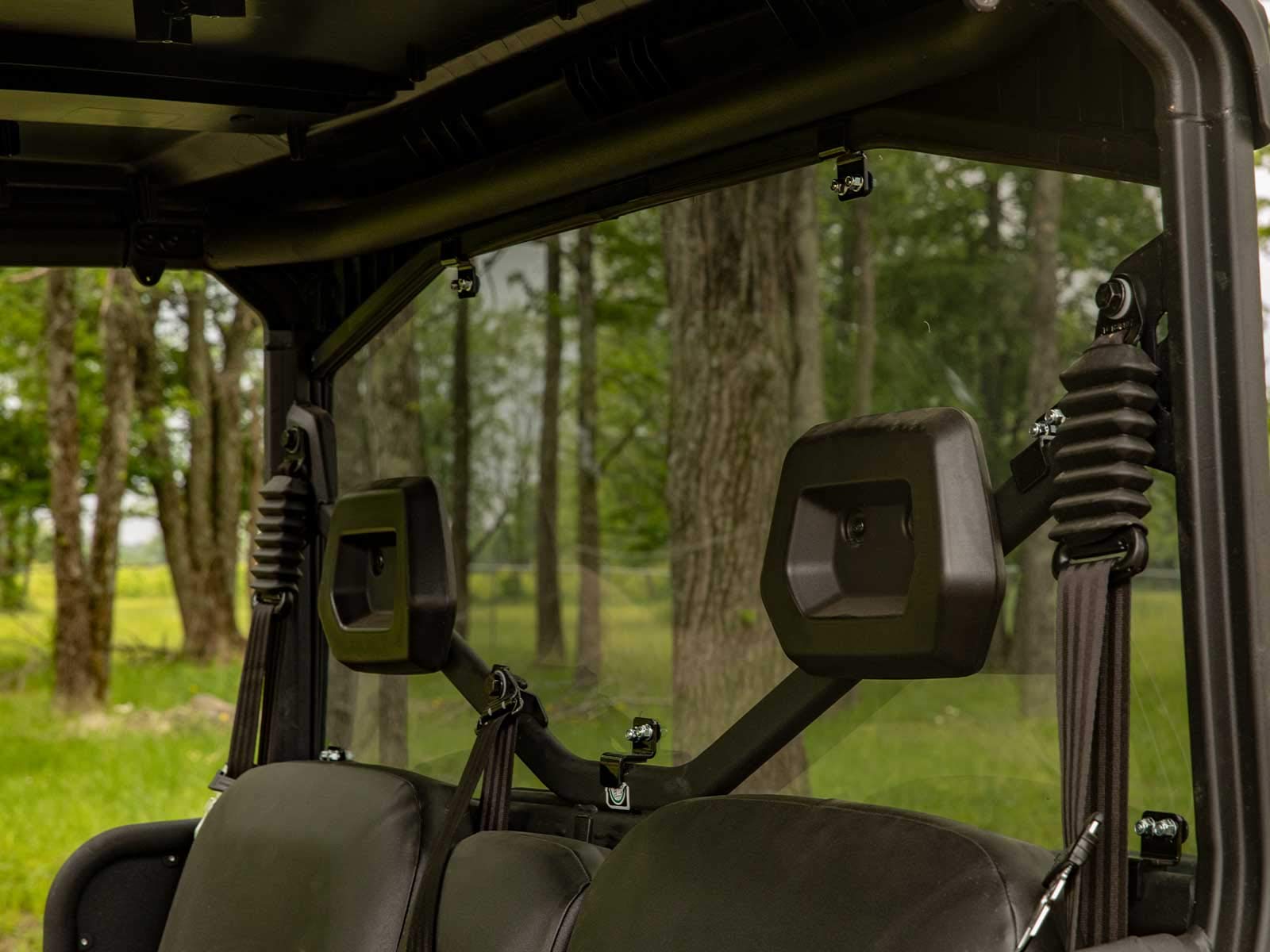 Superatv 1/4'' Polycarbonate Light Tint Full Rear Windshield For Can-Am Defender Hd / Pro Hd / Limited Hd / Max Hd (See Fitment)