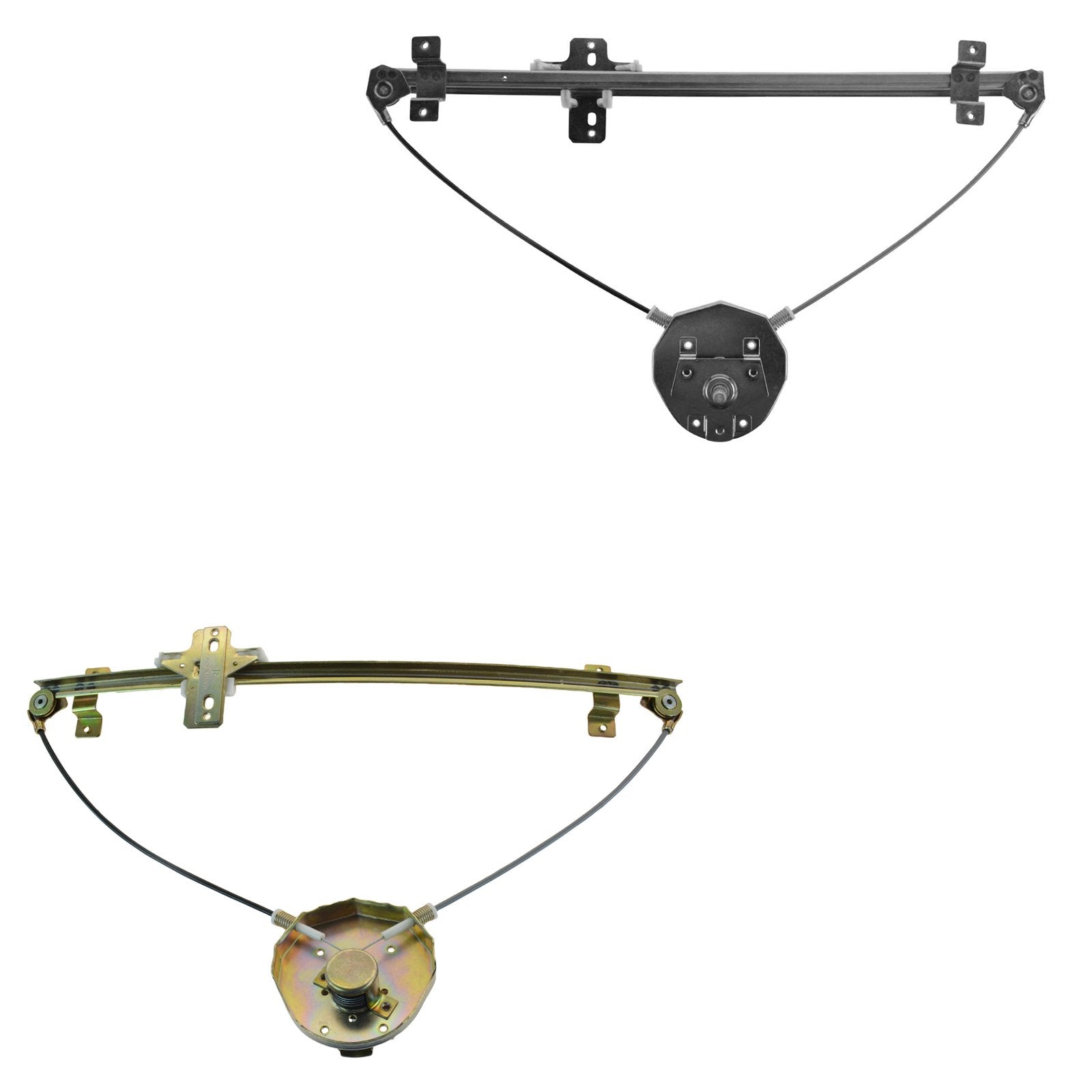 Trq Driver & Passenger Side Manual Window Regulator Set Compatible With 1998 Chevrolet Tracker 1989-1997 Geo 1989-1998 Suzuki Si