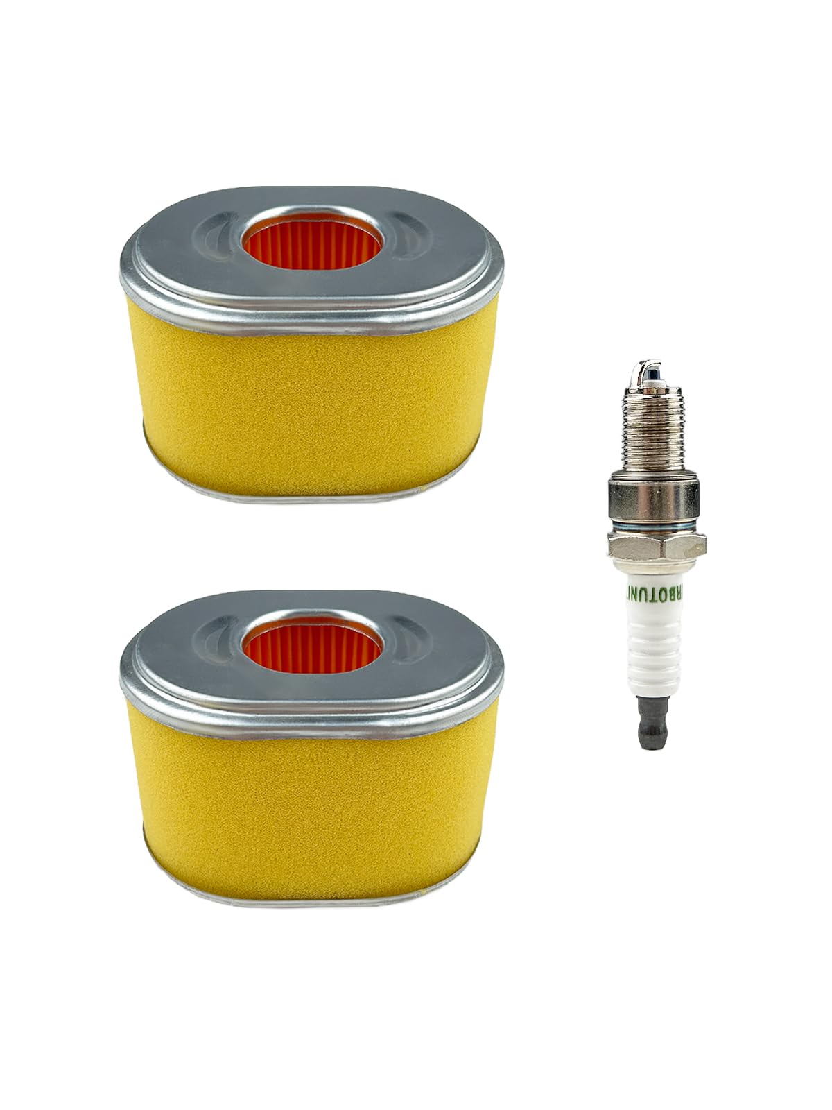 TURBOTUNITY 2 Pack of Air Filter Kits for Honda GX140 GX160 GX200 5hp 5.5hp 6.5hp Engine 17210-ZE1-505 17210-Z4M-821 17210-ZE1-8