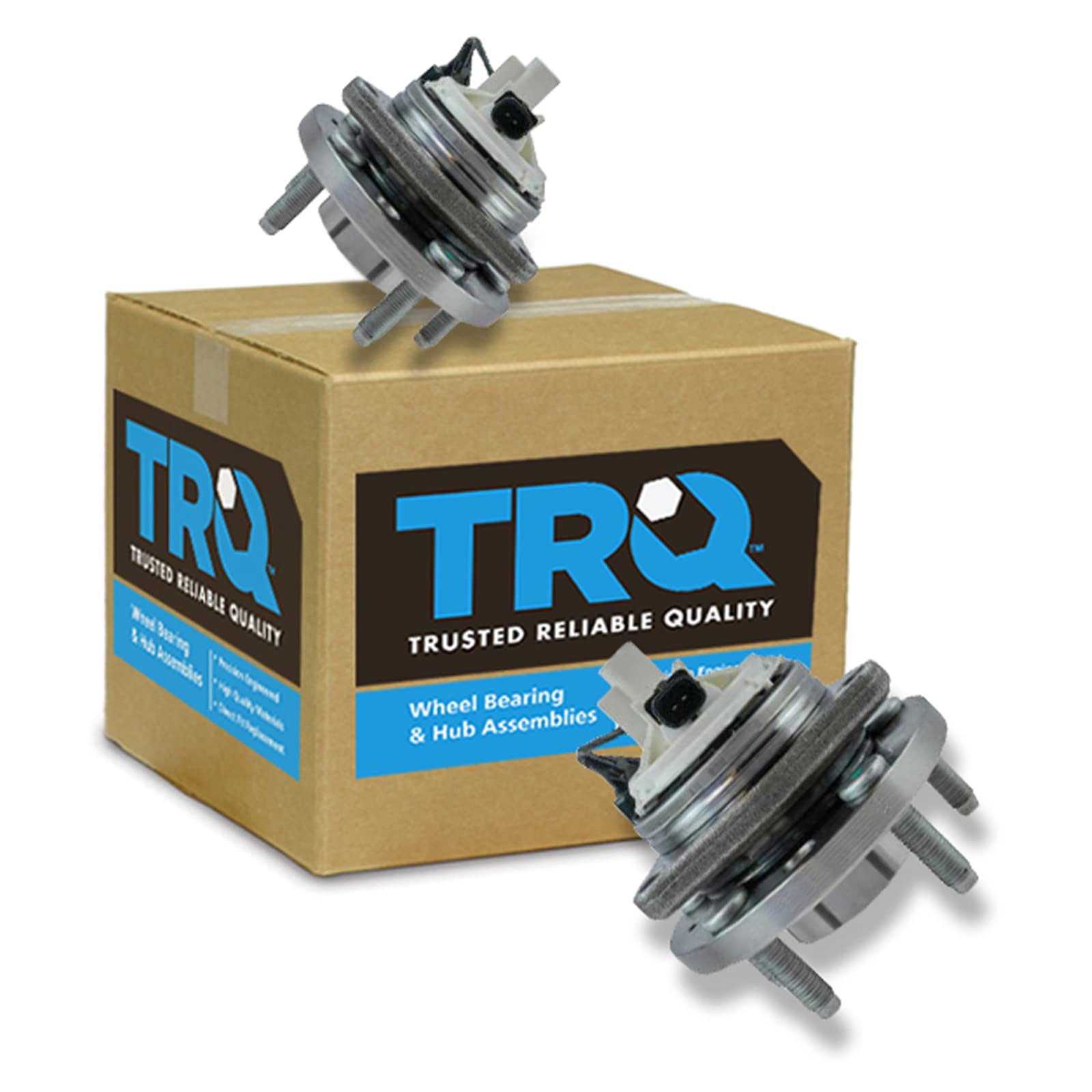 Trq Rear Wheel Hub Bearings Assembly Set Compatible With 2008-2014 Scion Xd