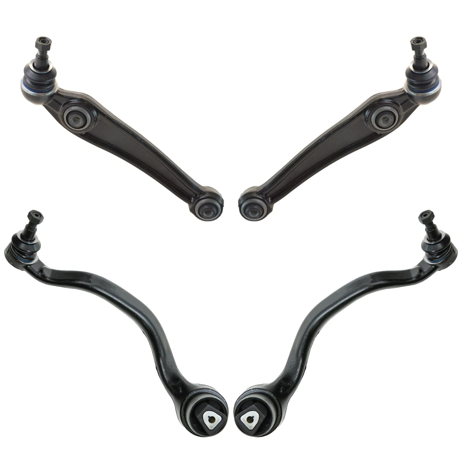 TRQ Front Lower Control Arm with Ball Joint Set Compatible with 2007-2013 BMW X5 2008-2014 X6