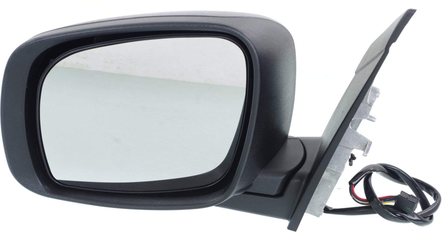 Kool Vue Driver Side Power Heated Mirror for Dodge Grand Caravan 2008-2019 Power Fold Without Signal Light & Memory Textured