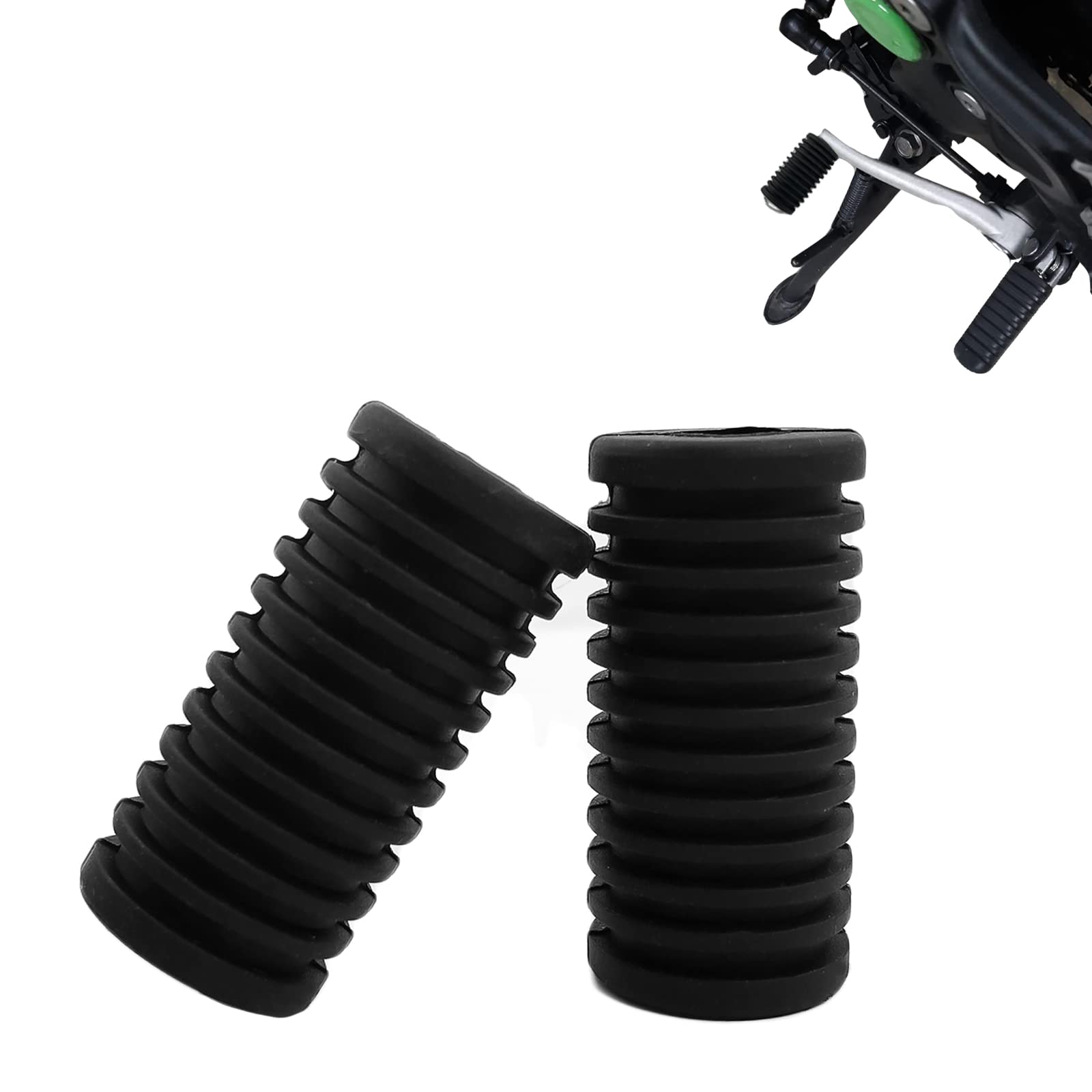 GITOBEHA 2PCS Motorcycle Gear Shifter Cover Universal Shift Lever Pedal Rubber Cover Kick Start Rubber Compatible with Kawasaki 
