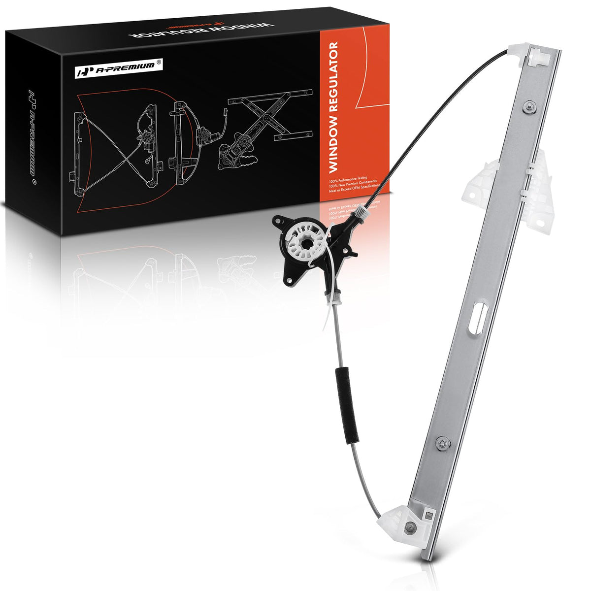 A-Premium Power Window Regulator without Motor Compatible with Mazda CX-7 2007-2012 Front Left Driver Side