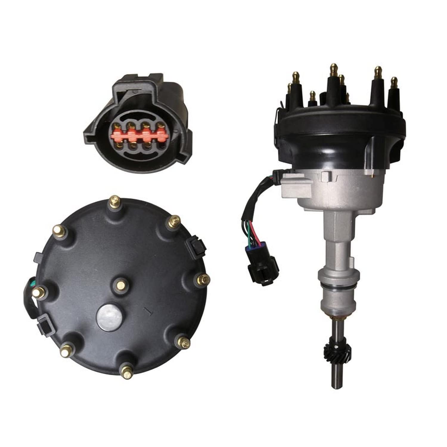 New Distributor Compatible With 1993 1994 1995 1996 1997 Compatible With Bronco V8 5.8 351 Windsor, Replaces Compatible With F4T