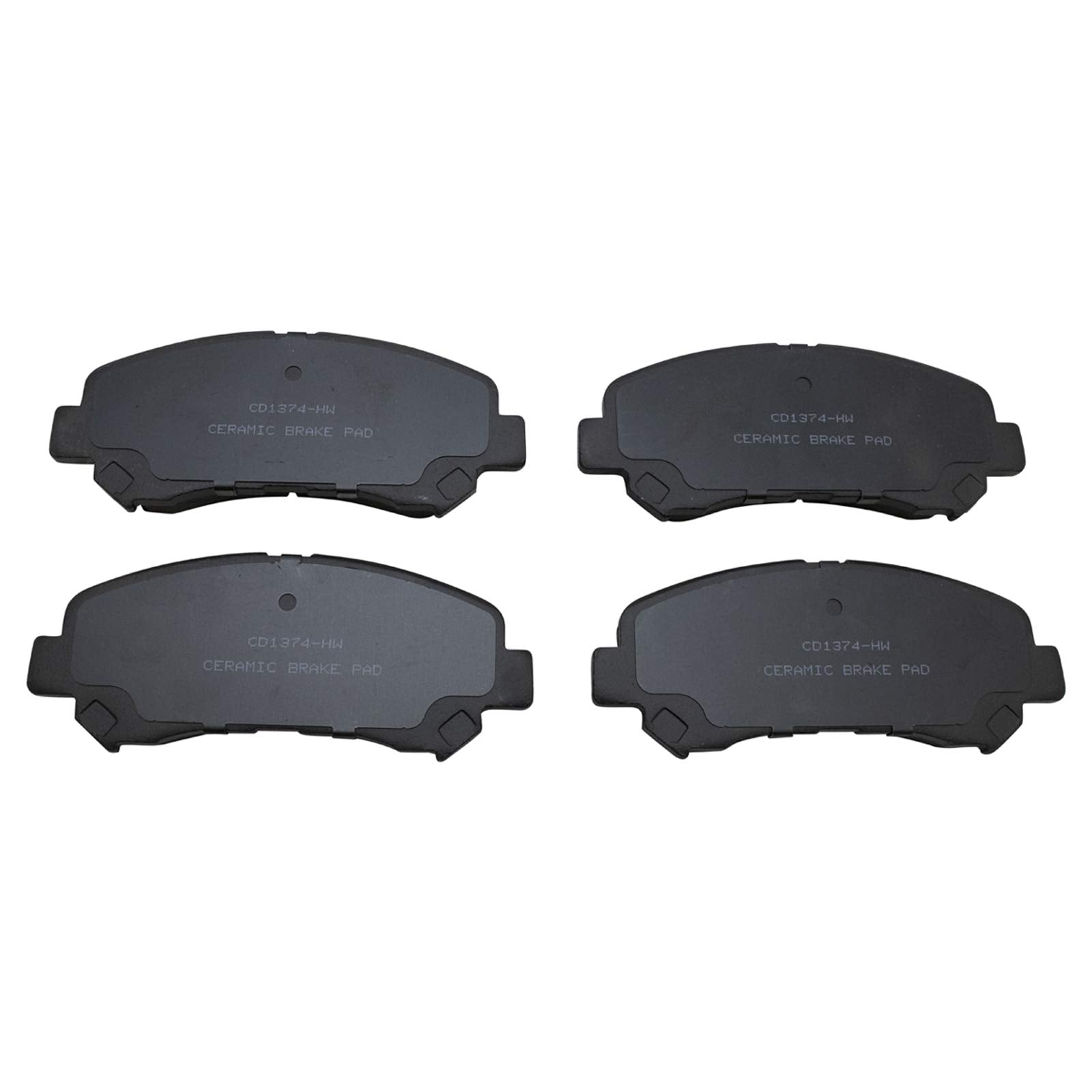 TRQ Front Brake Pads Ceramic Compatible with 2014-2017 Nissan Juke 2009-2021 Maxima 2009-2012 Sentra