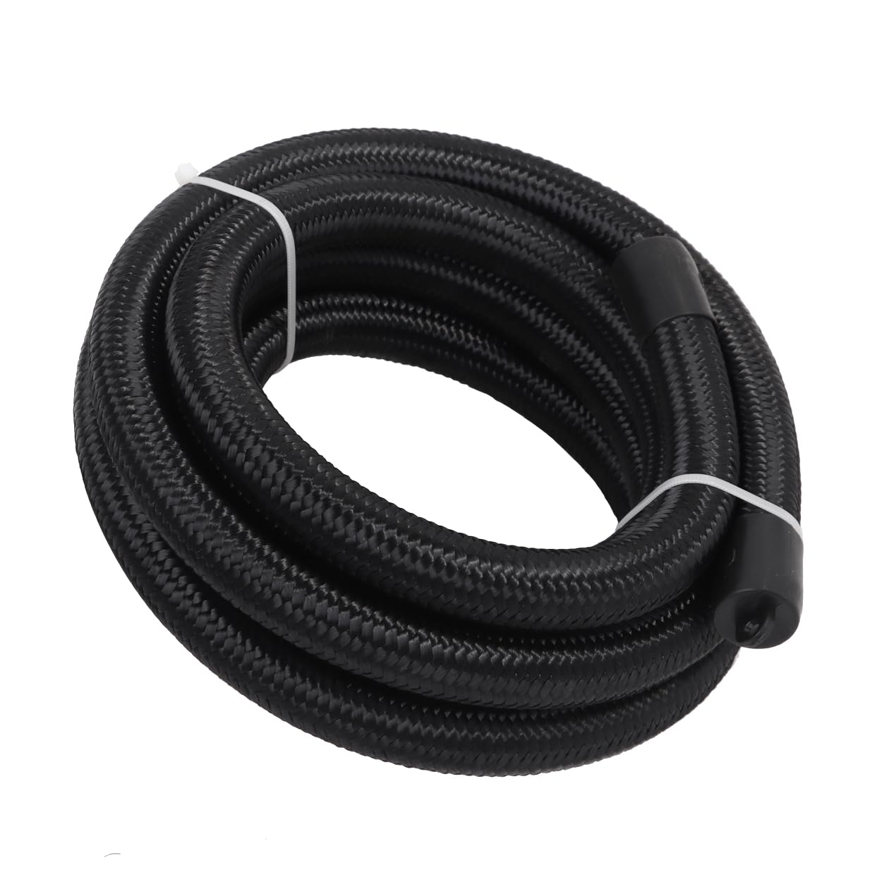 LokoCar 6AN Fuel Line AN6 Fuel Hose Nylon Braided CPE 10FT Black