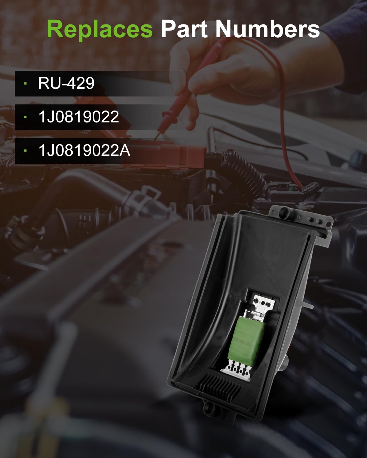 SCITOO Air Conditioning Heater Fan HVAC Blower Motor Resistor Regulator fit for Audi TT 2000-2006/for Audi TT Quattro 2000-2006/