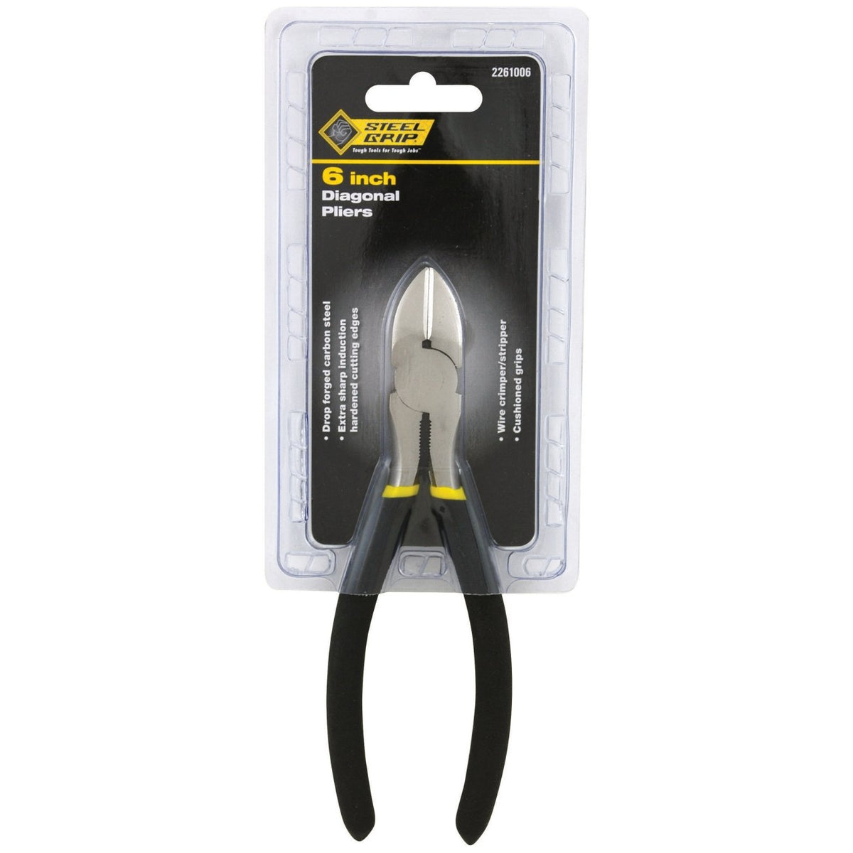 GENERAL TECH INT 2261006 'Steelgrip' Diagonal Plier 6'